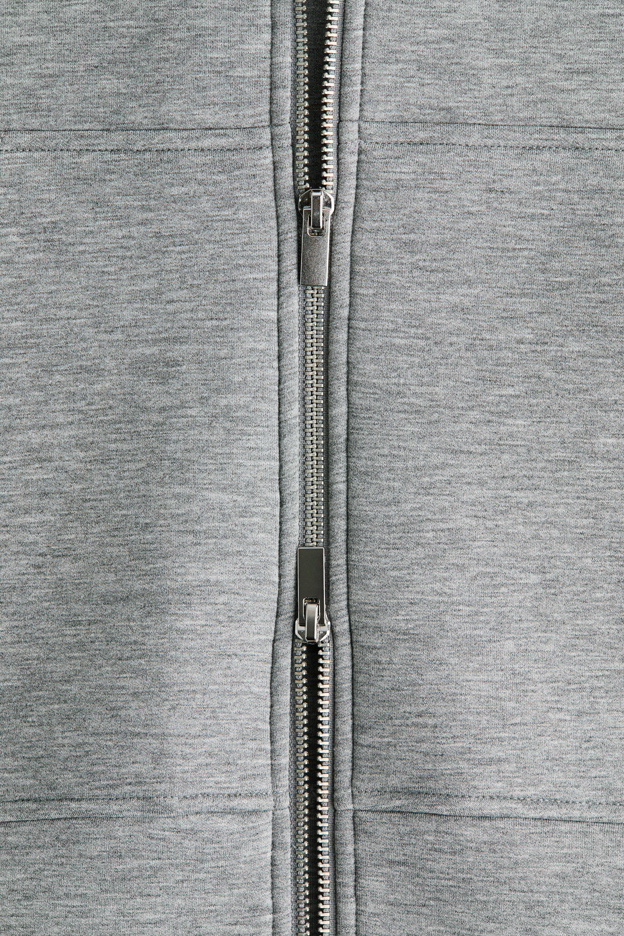 View larger image: Scuba zip-through hoodie - Grey marl - Ladies | H&M 7