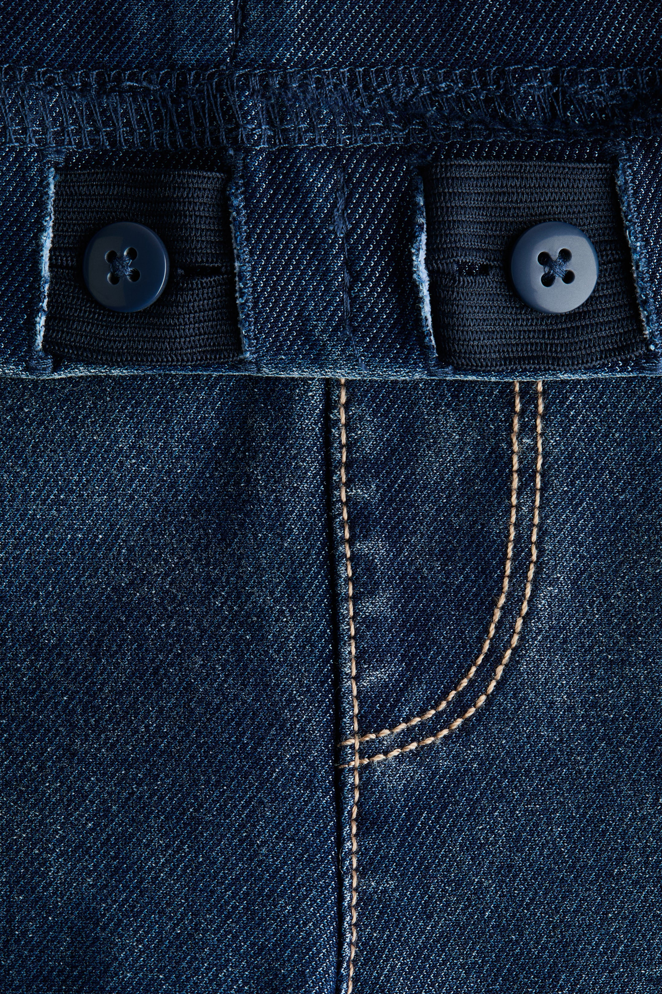 拡大画像を表示: デニムライクワイドパンツ - ダークデニムブルー - Kids | H&M JP 2