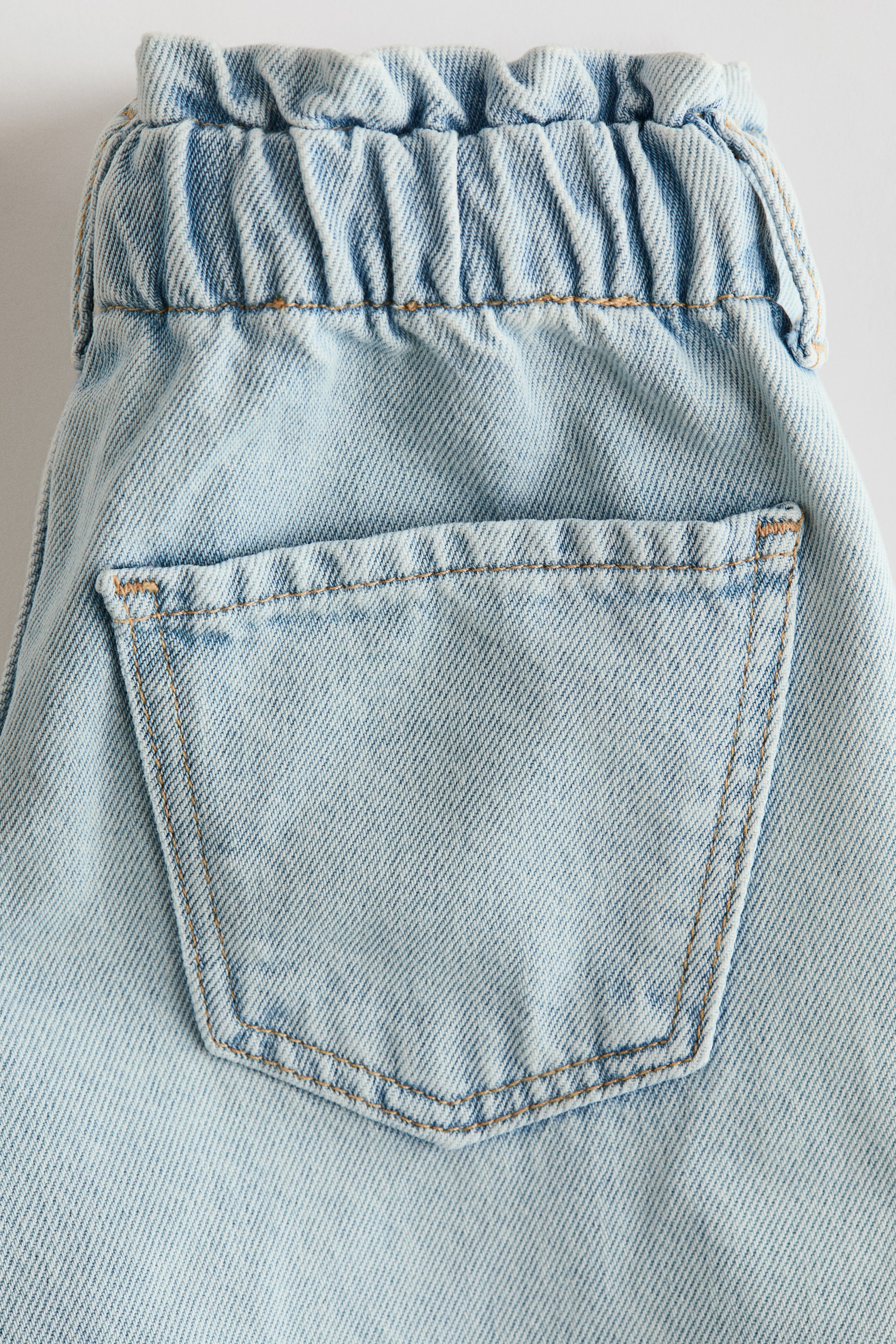 Relaxed Paper Bag Jeans