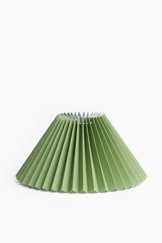 Pleated lamp shade - Green - 1