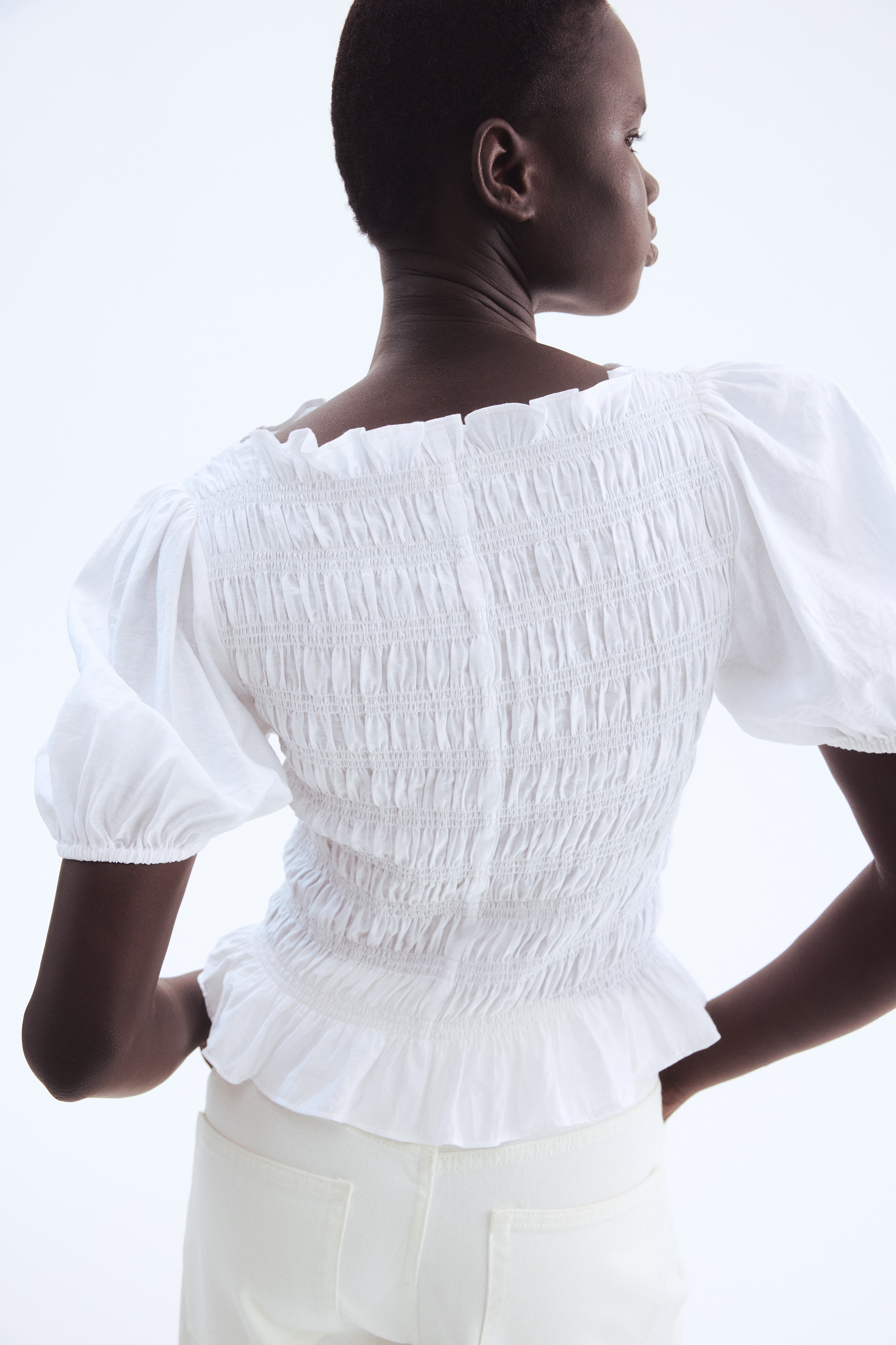 Smocked blouse