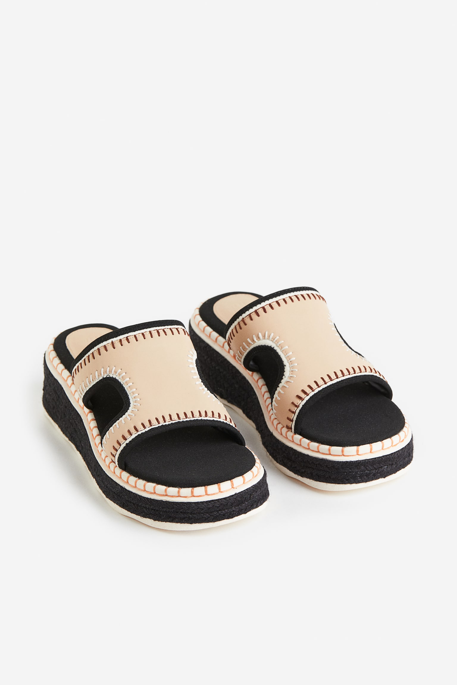 Espadrille Sandals - Beige/Light beige - 2