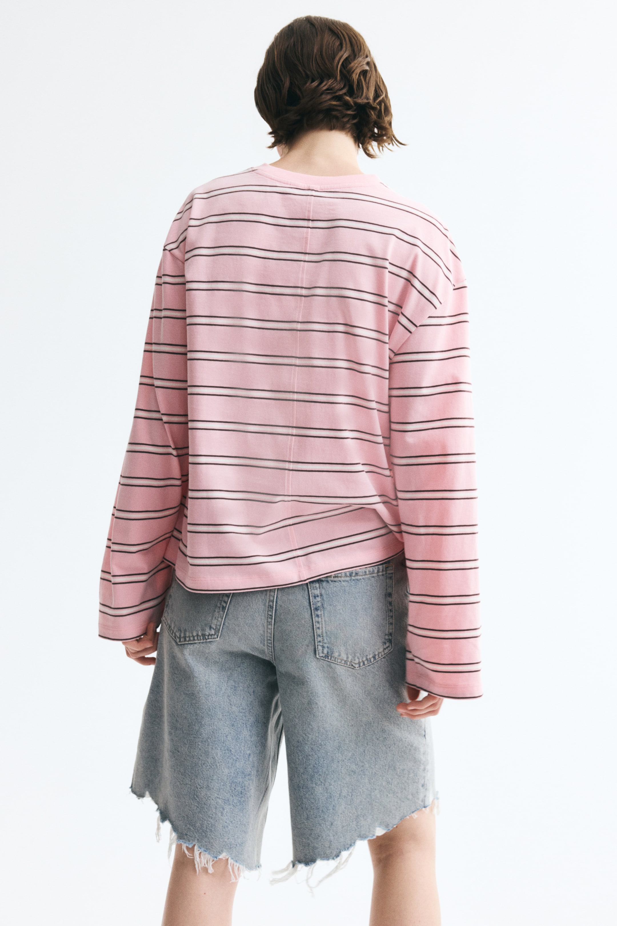 Long-Sleeved Cotton Top