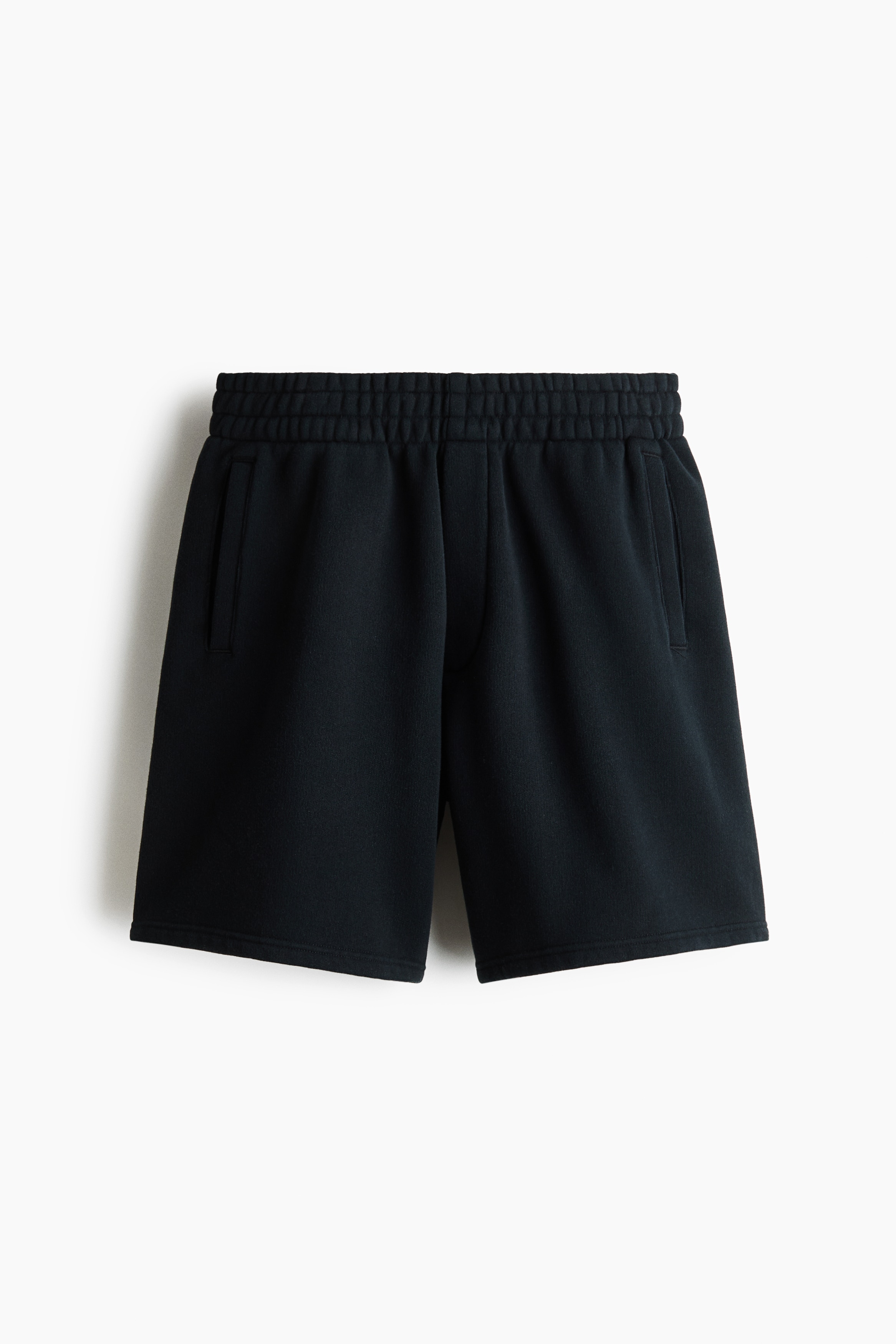 Relaxed Fit Sweatshorts - Black/Coral pink/Cream