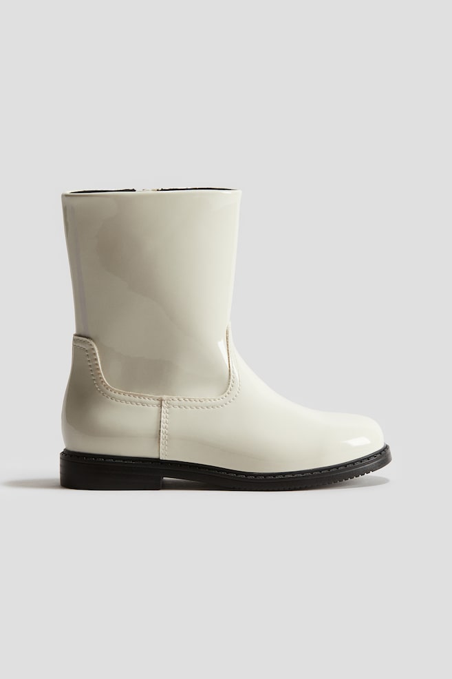 Bottines vernies - Blanc - 1