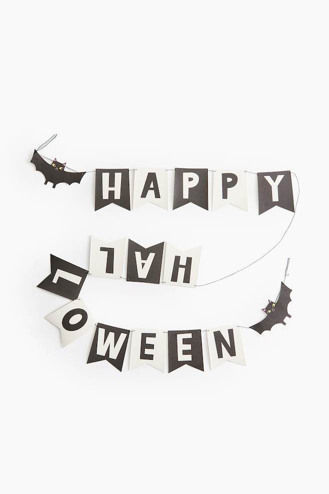 Halloweenslinger - Zwart/Happy Halloween - 1