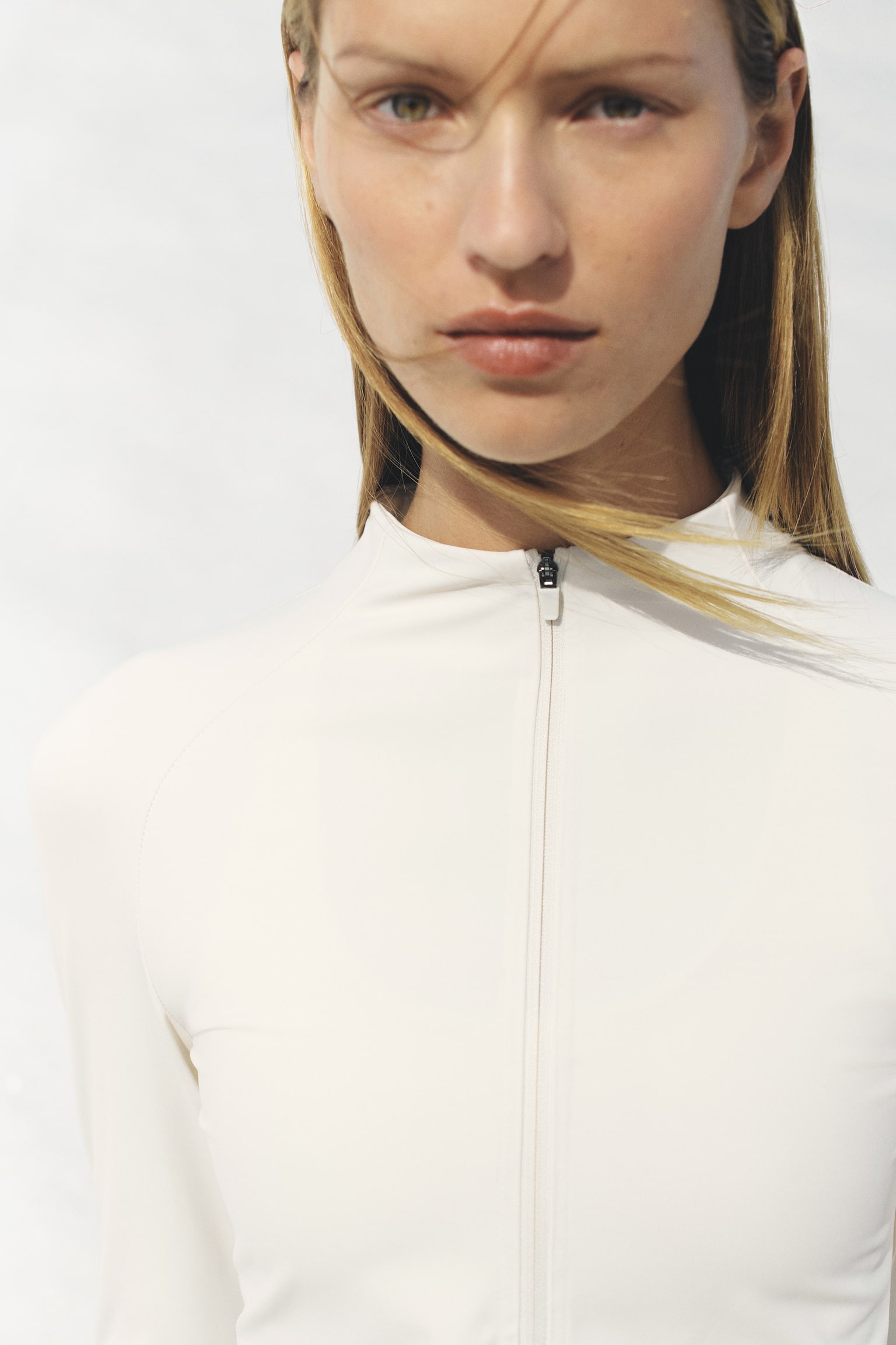 Sports jacket with SculptMove™ - Ivory/Black/Dark fuchsia/Beige - 7