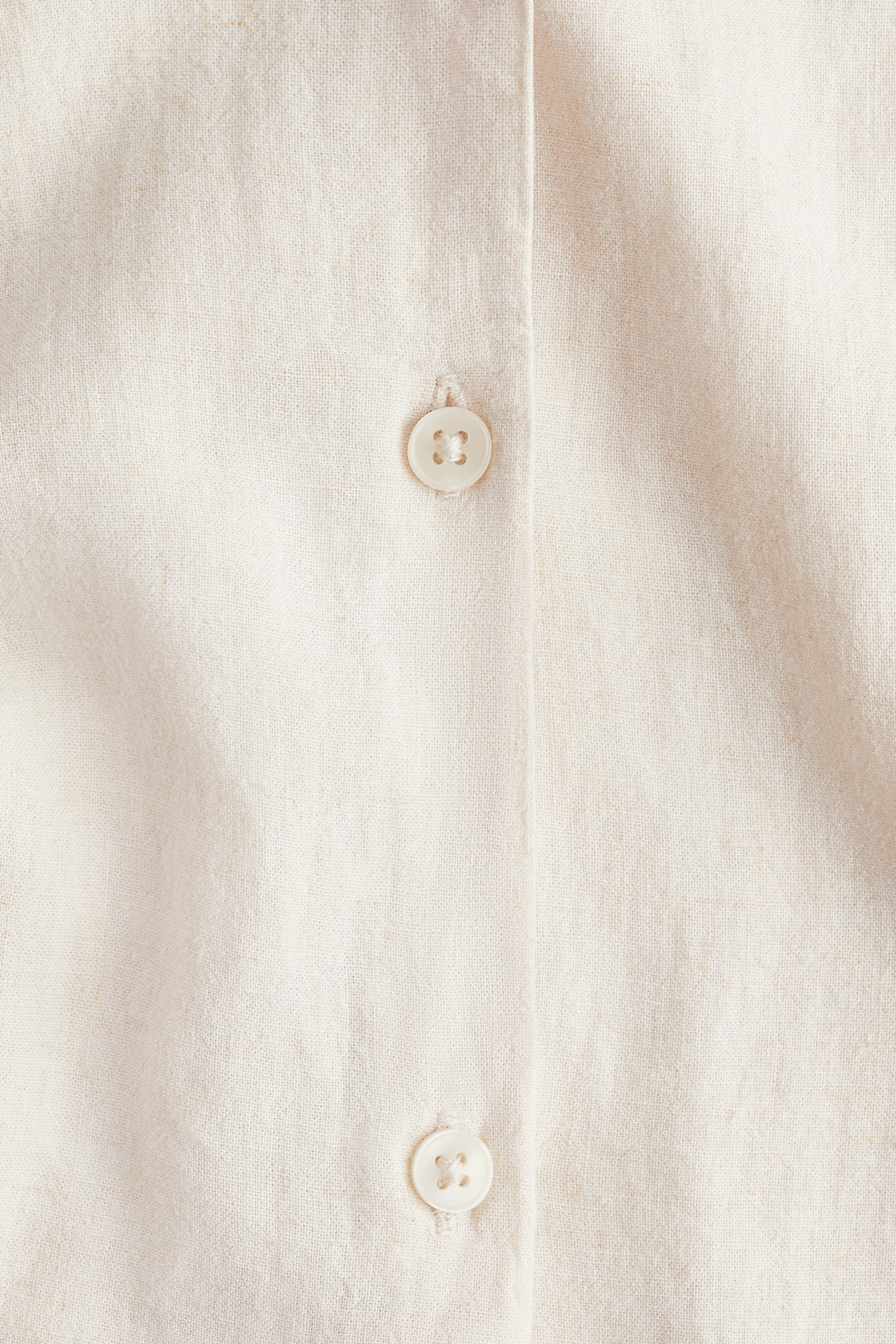 Linen-Blend Shirt