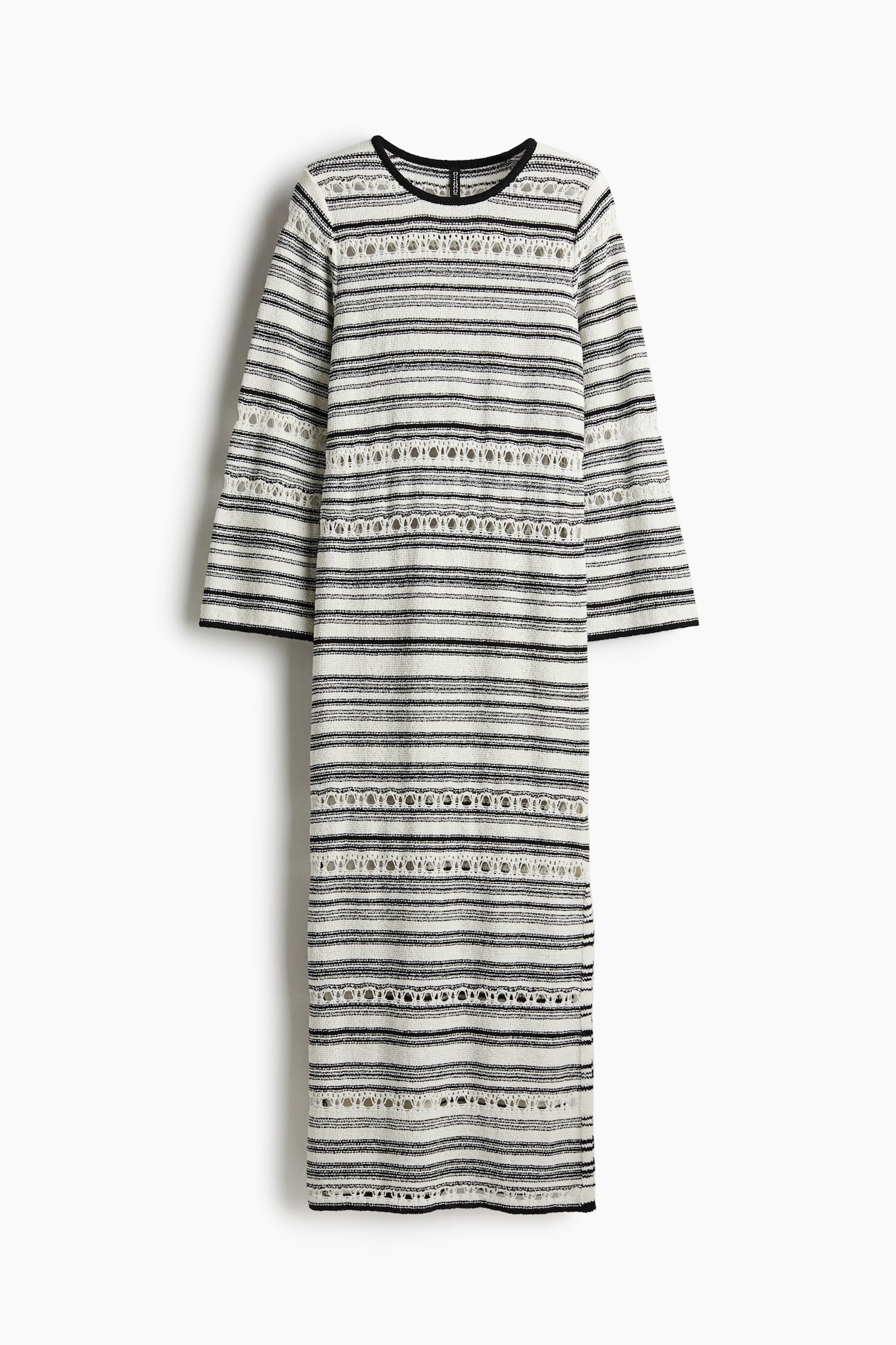 Purl-Knit Boucle Dress