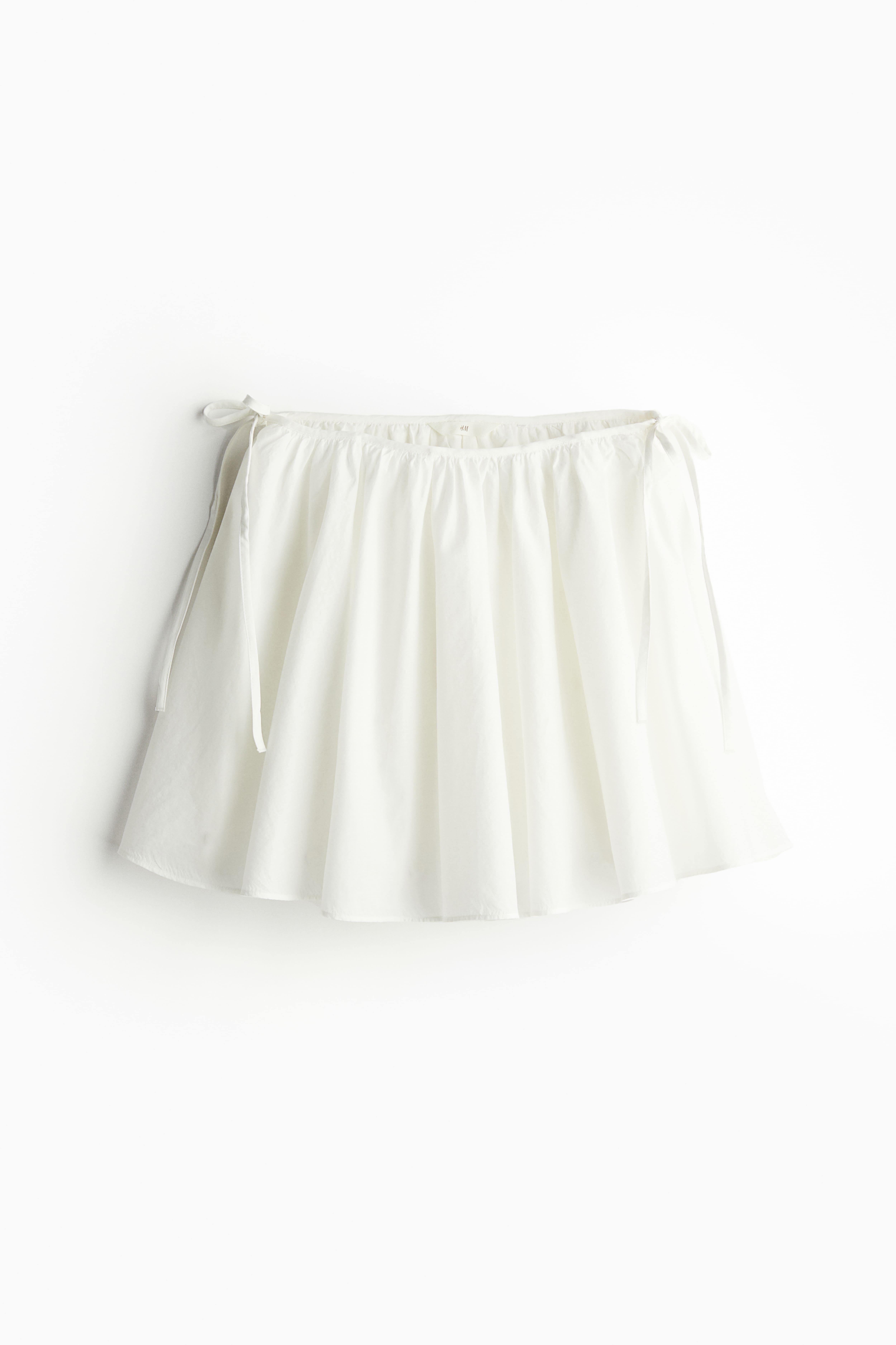 Circular mini skirt White Ladies H M GB