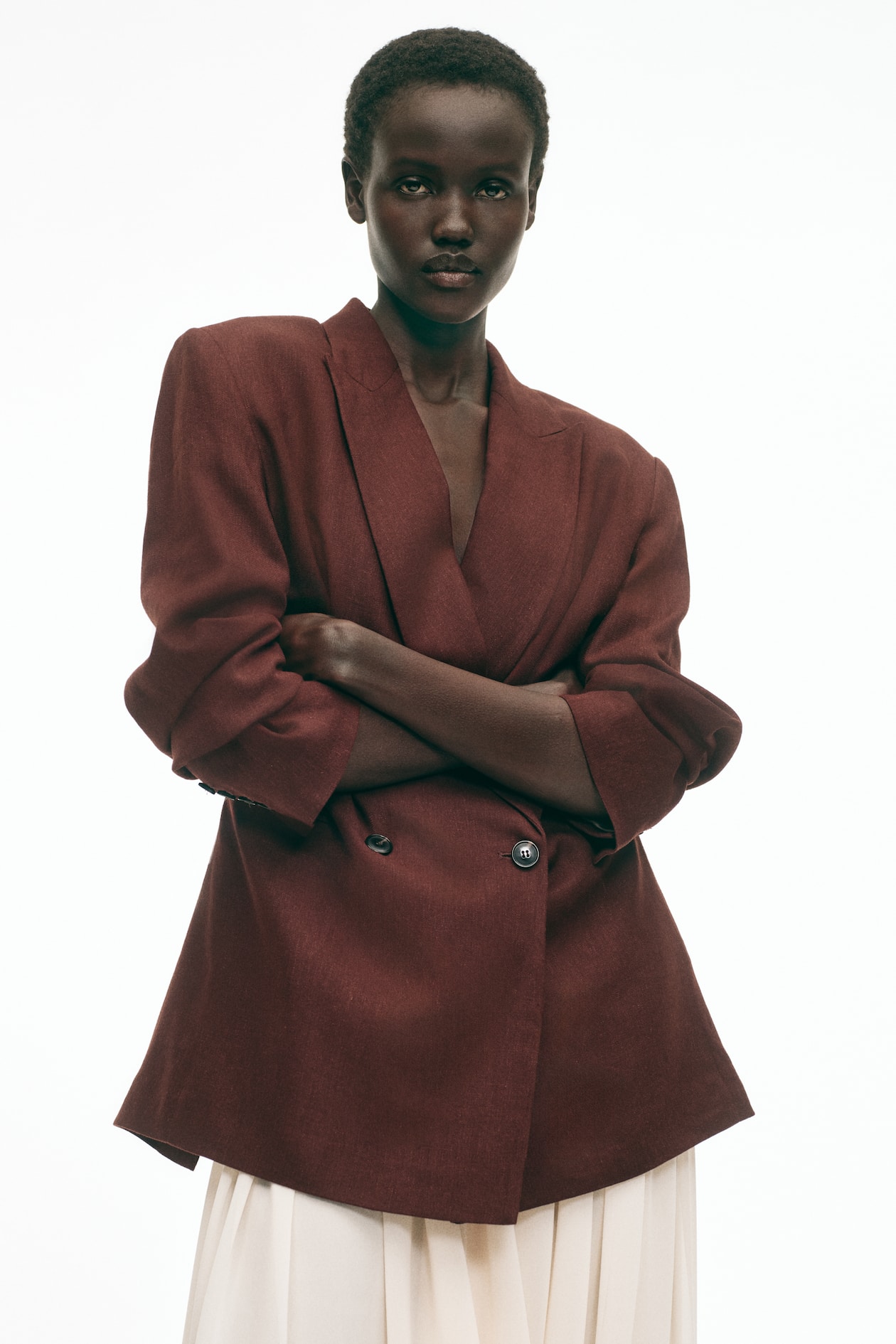 Linen-Blend Blazer - image 5