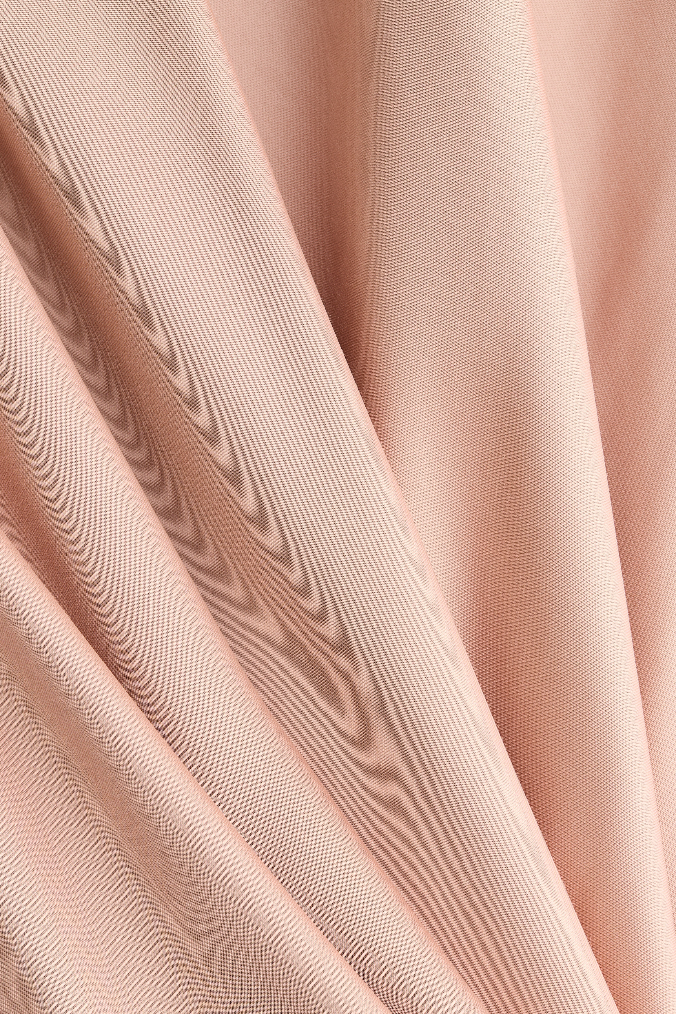 V-neck satin dress