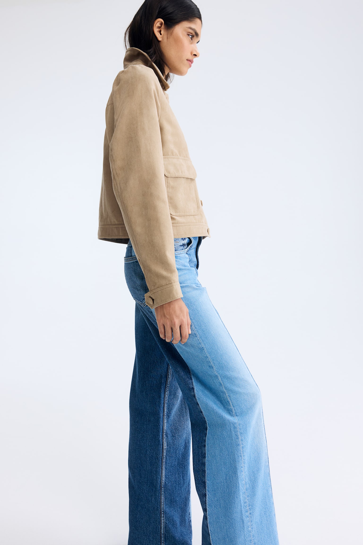 Chamarra - Beige/Café oscuro - 4