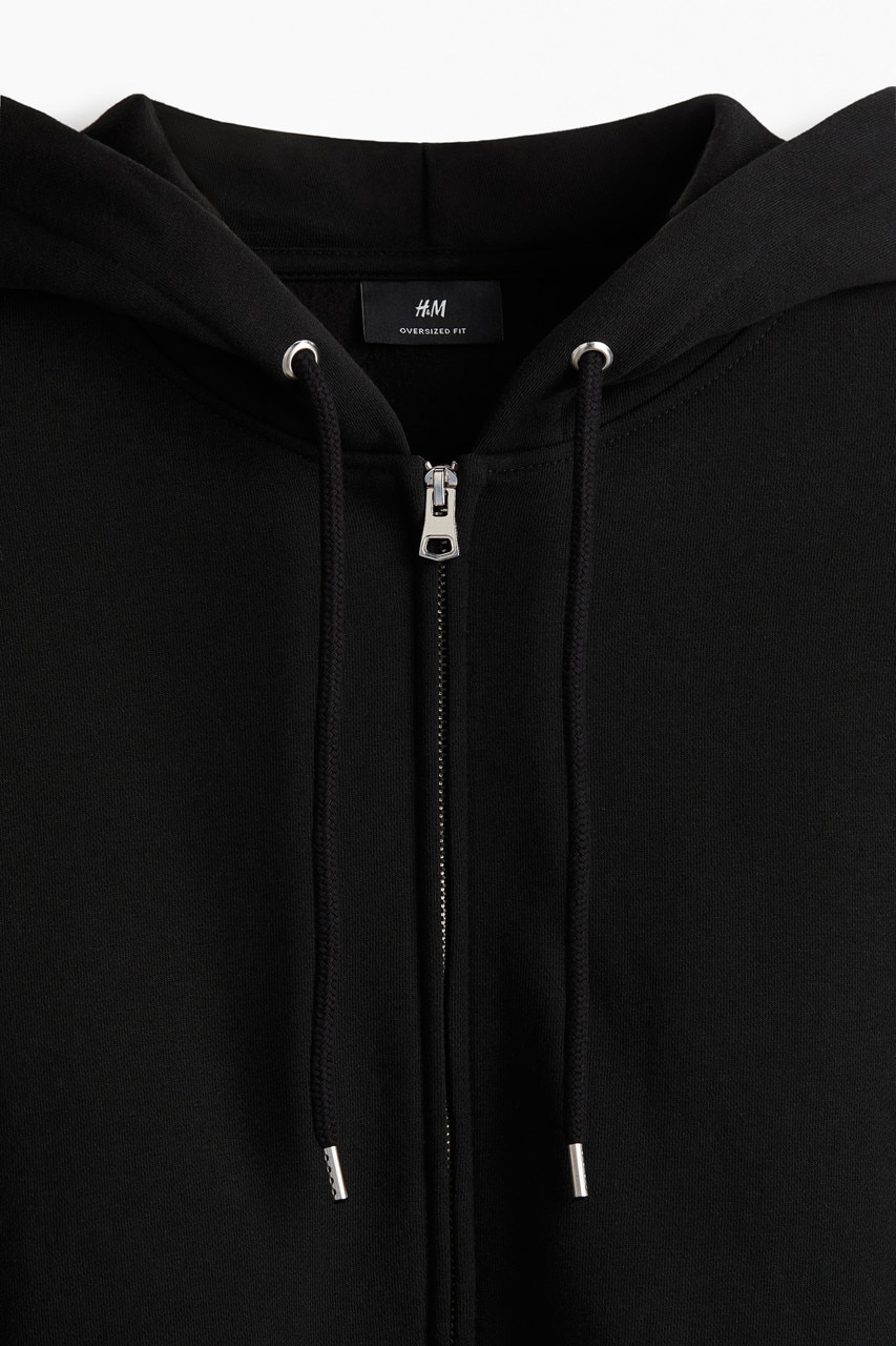 Oversized Fit Zip-through hoodie