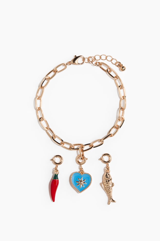 Charm Bracelet - Gold-colored - 1