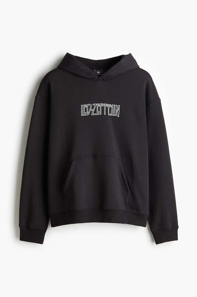Loose Fit Hoodie - Black/Led Zeppelin/Black/Ford/Burgundy/California/Black/Nirvana/Black/Nirvana/White/The Shining/Black/Fender/Black/apoh/Black/Stranger Things - 1
