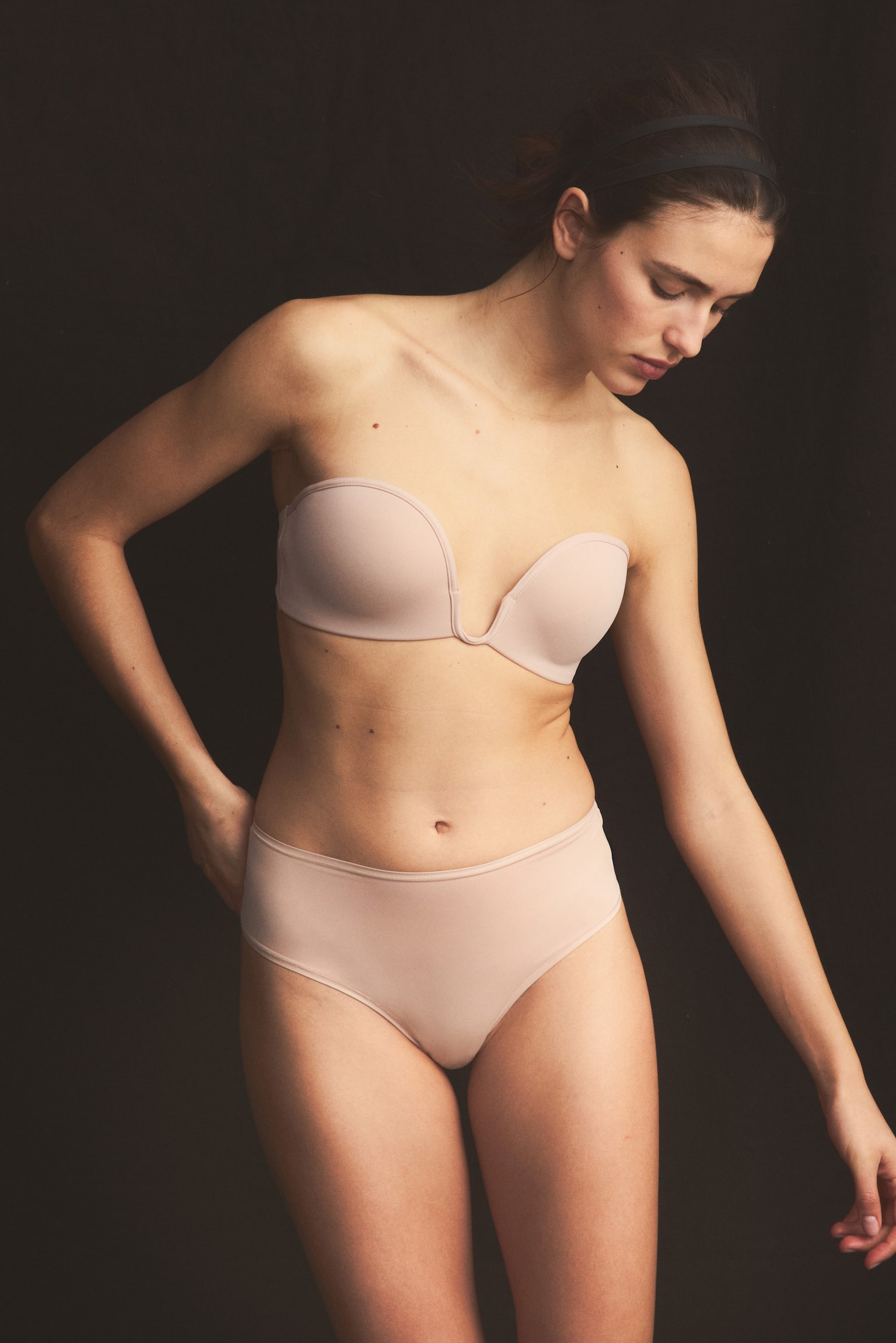 Non-wired push-up balconette bra - 6