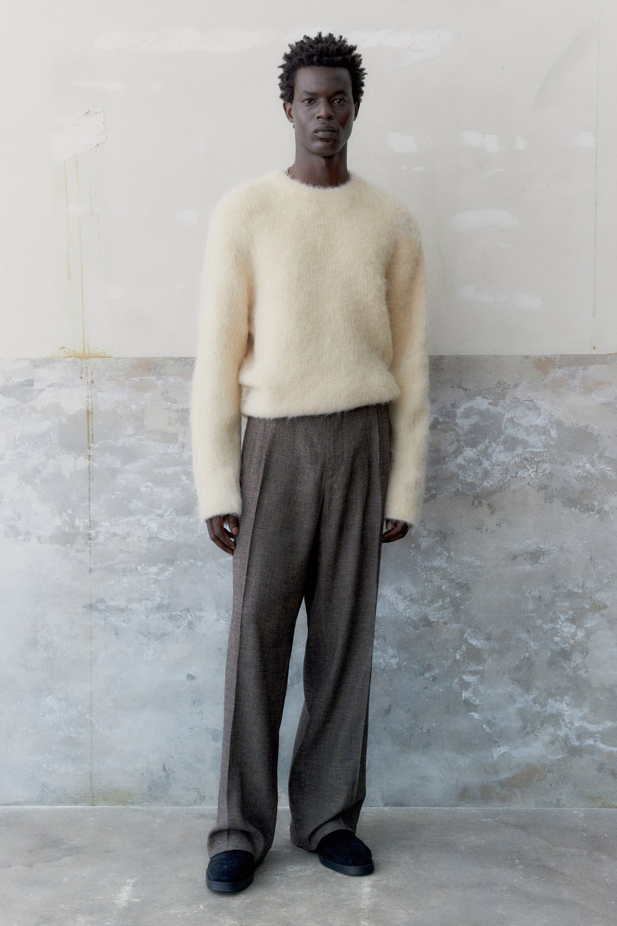 Pantalon Ã Pince Homme H&m Pantalon De Tailleur Ample En Lin Uno