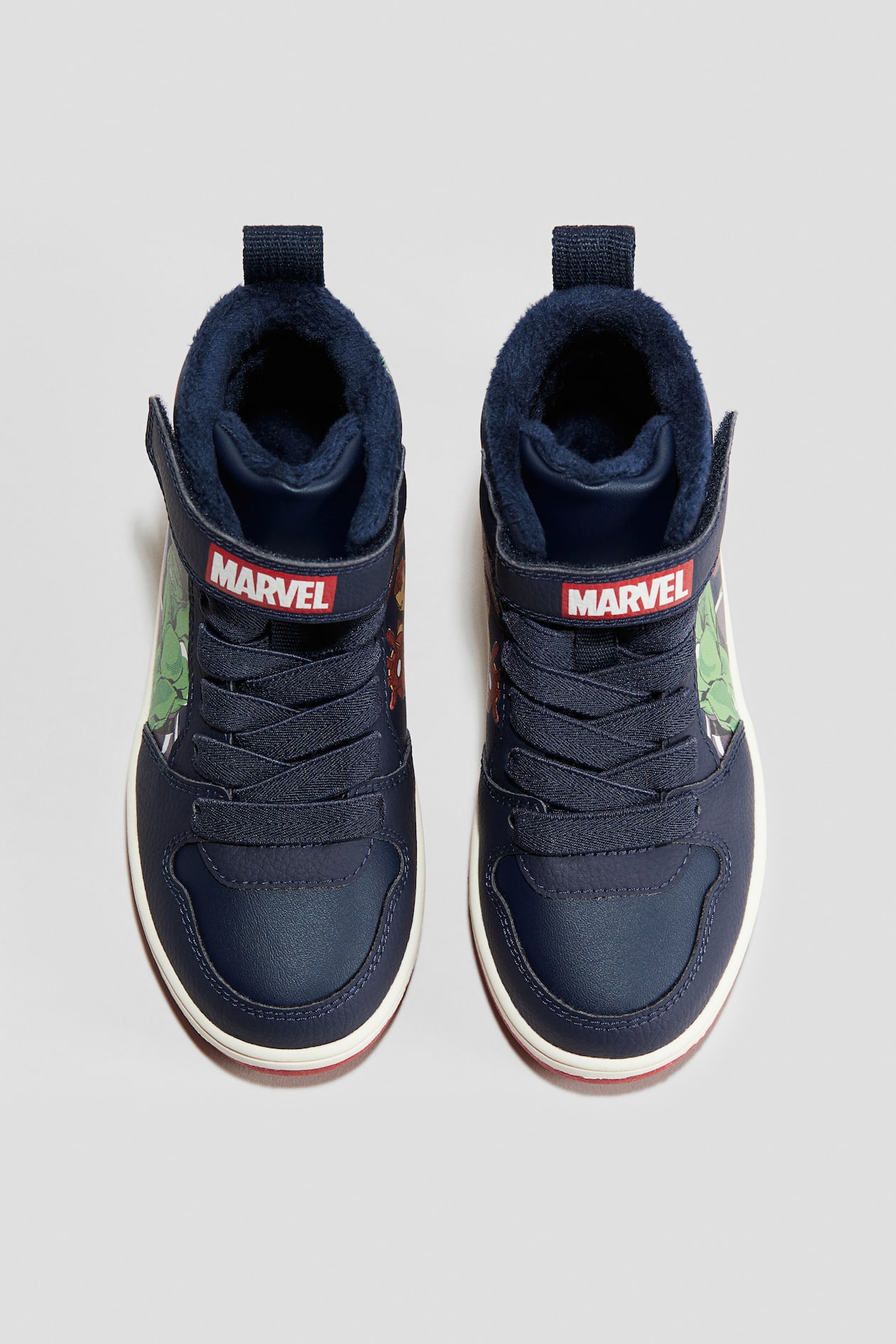 dark-blue-marvel-comics-warm-lined-hi-top-trainers-for-kids-h-m-my