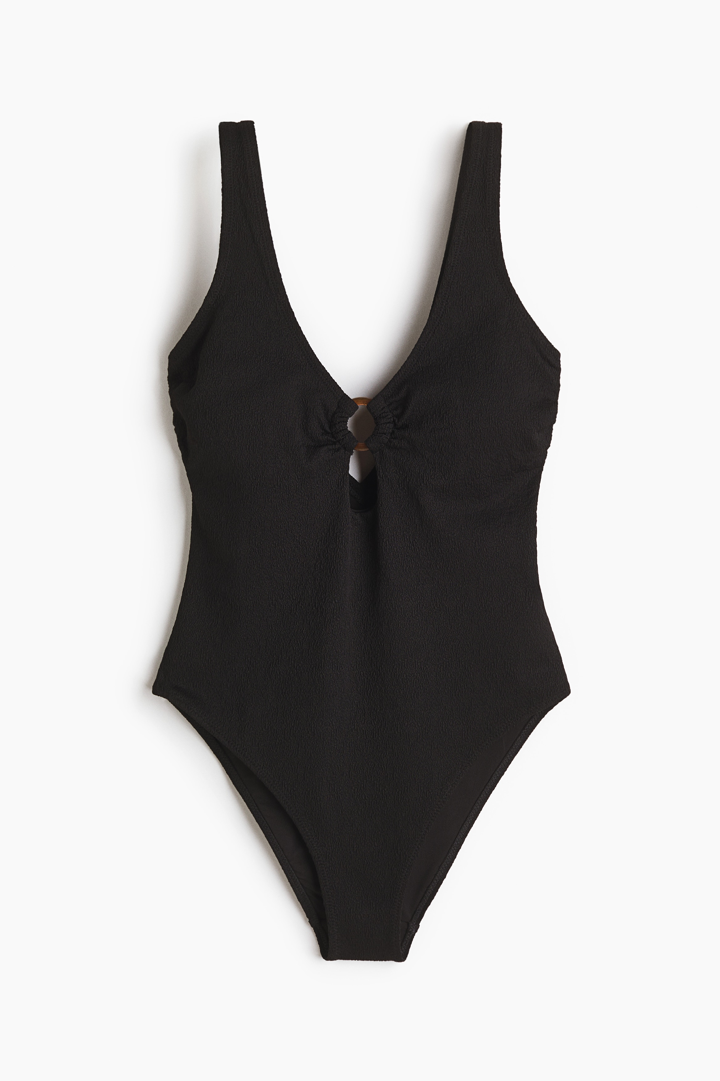 Padded-Cup High-Leg Swimsuit