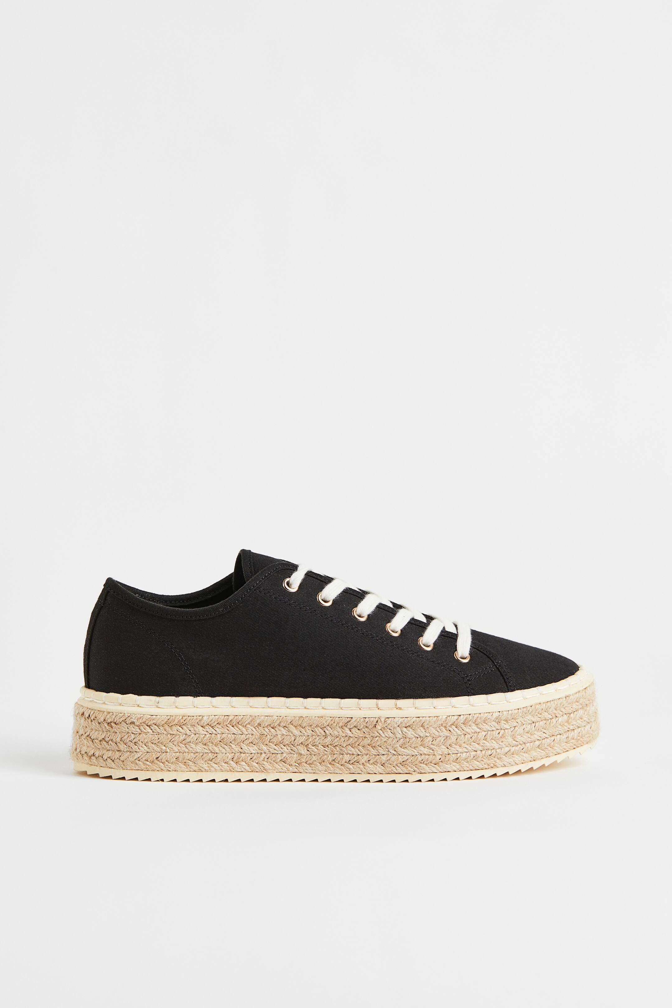 View larger image: Espadrille Sneakers - Black - Ladies | H&M PH 1