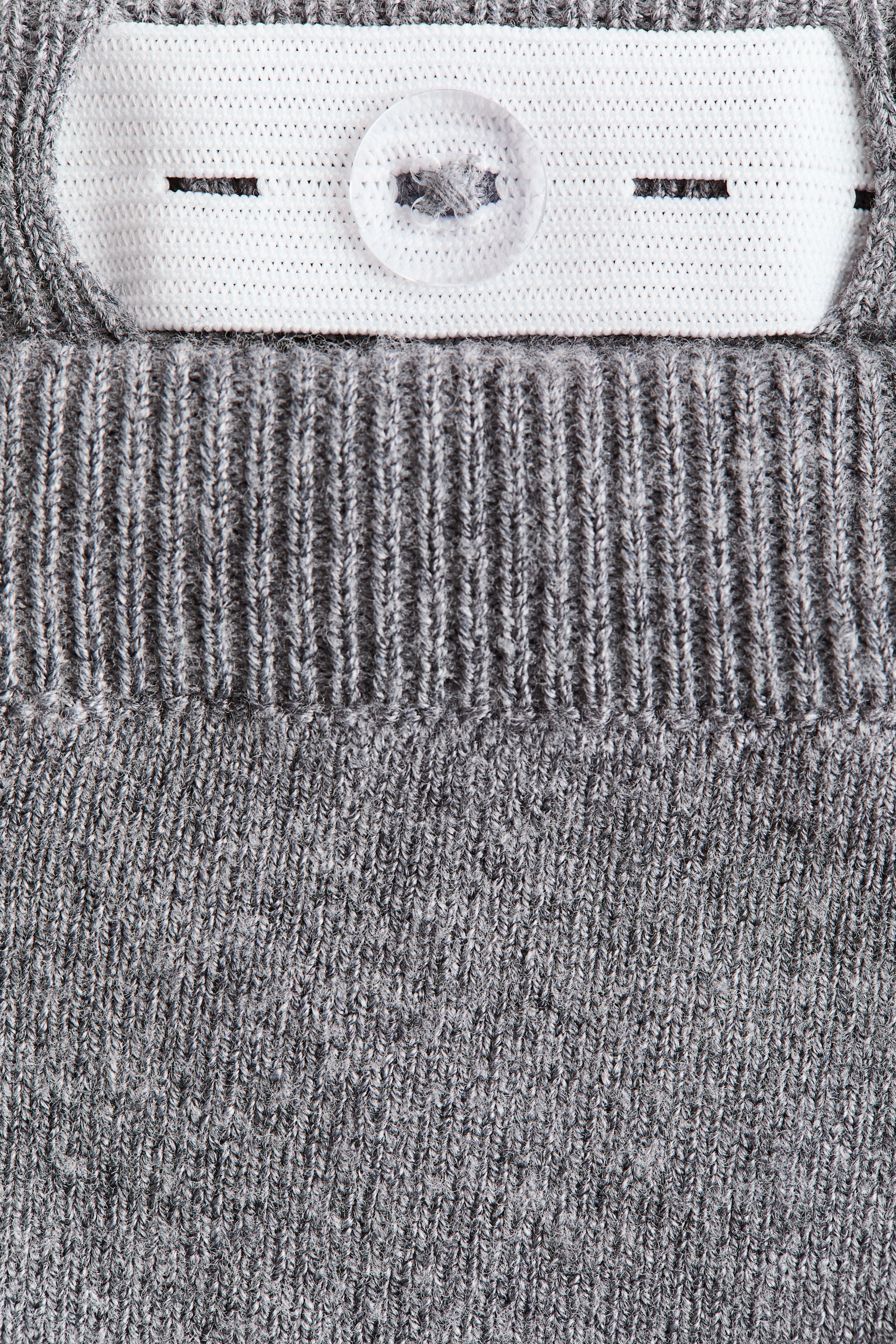 Детские комплекты H&M 2-Piece Knit Set, цвет: Серый / Белый полосатый — фото 2