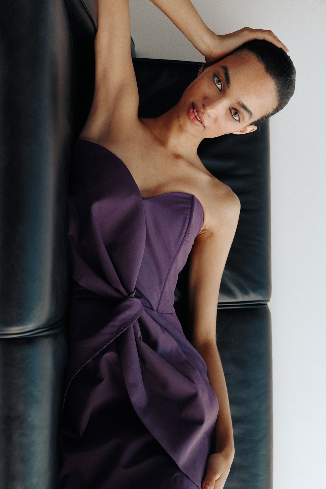 Robe bustier avec détail noué - Violet - FEMME | H&M FR
