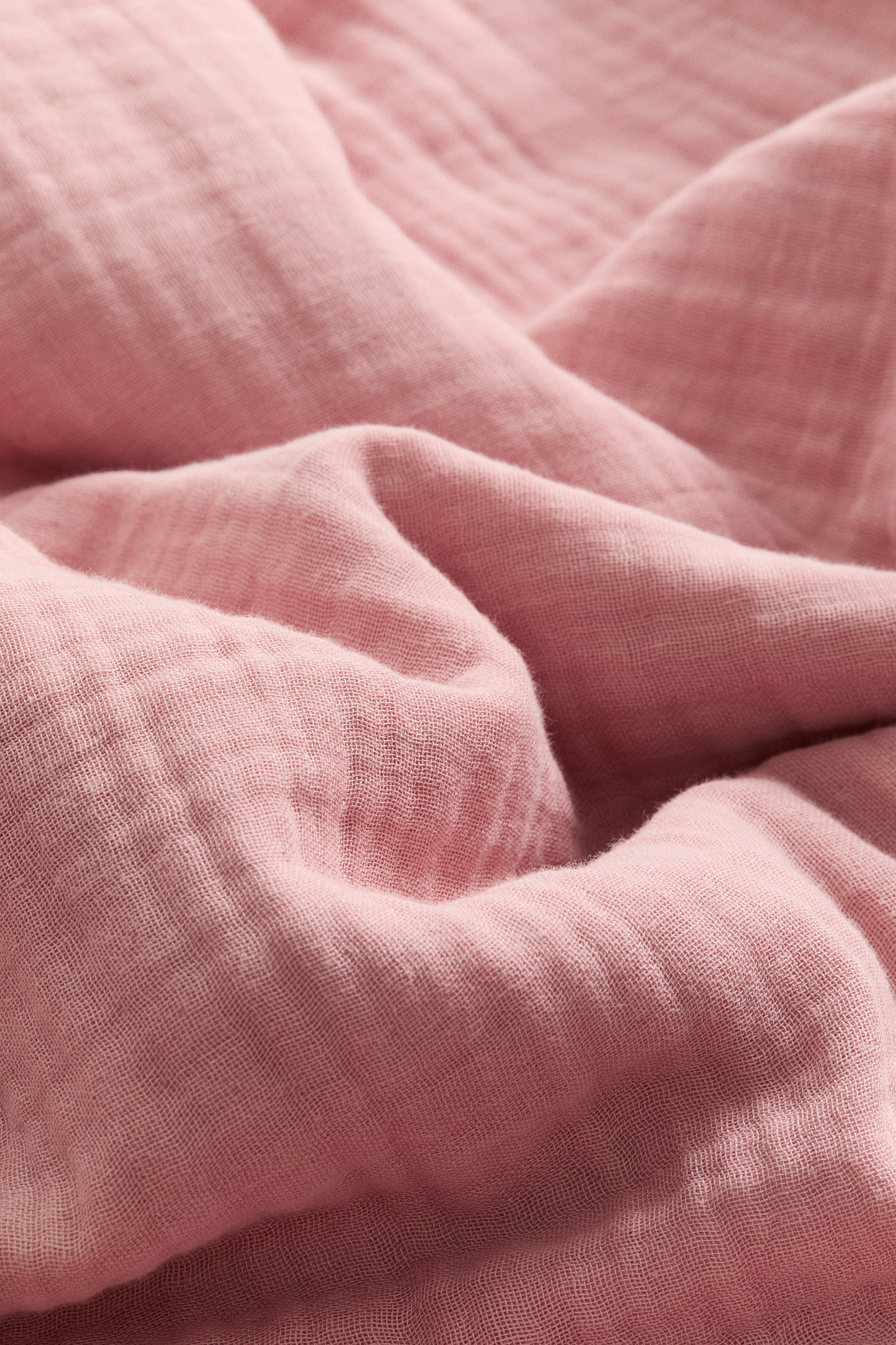 Prikaži veću sliku: Posteljina za krevetac od muslina - Svetloružičasta - Home All | H&M RS 3