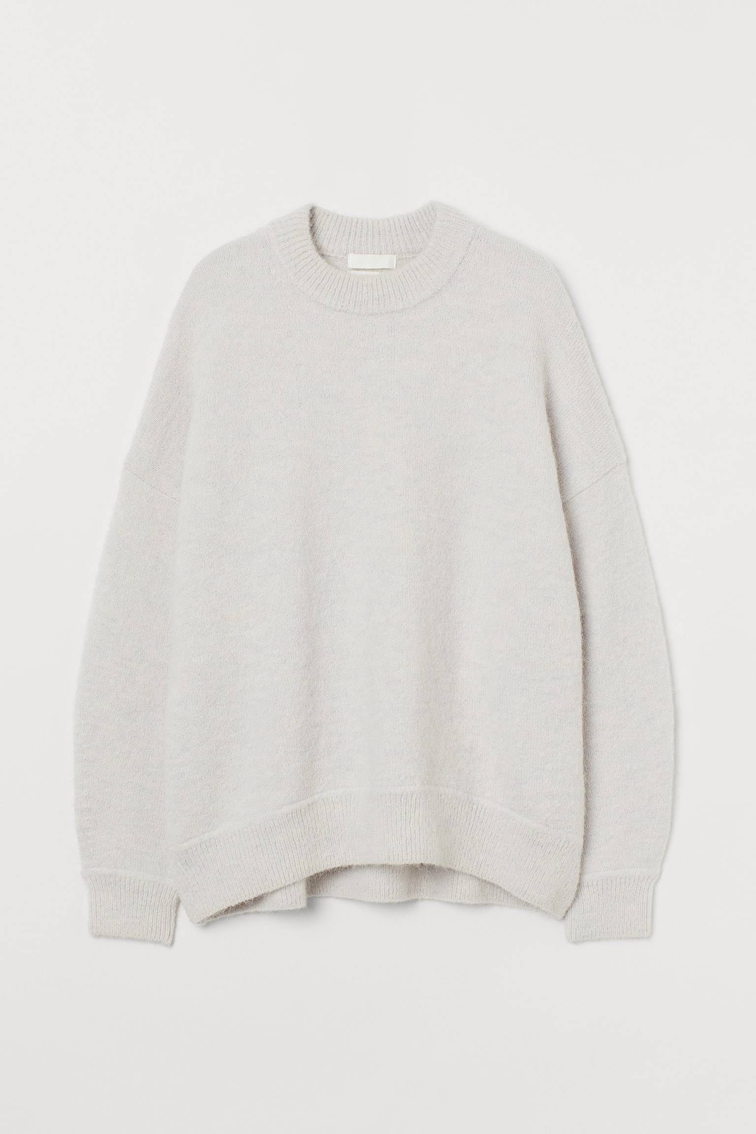 Pull en alpaga mélangé - Taupe clair