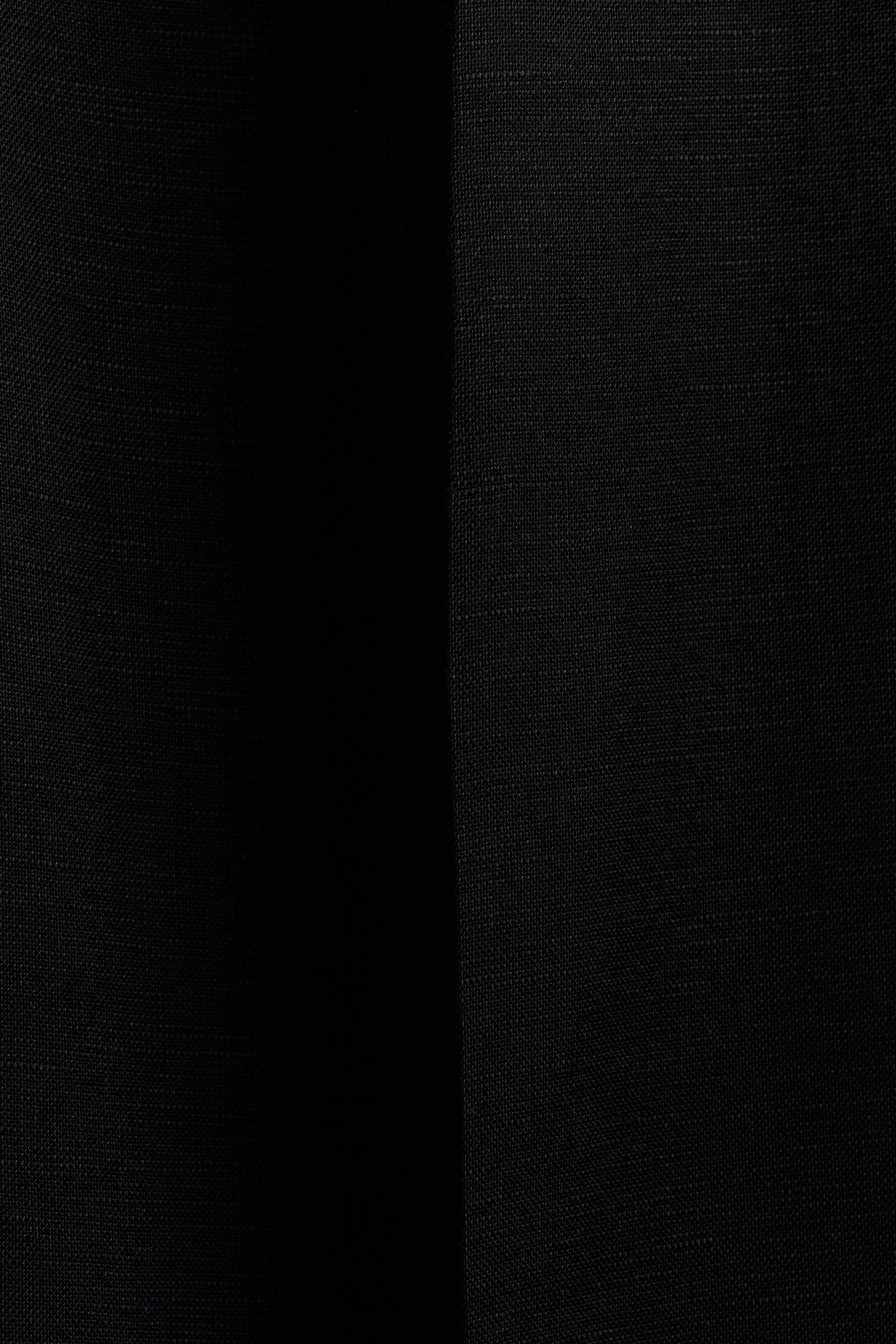 Ankle-Length Linen-Blend Pants