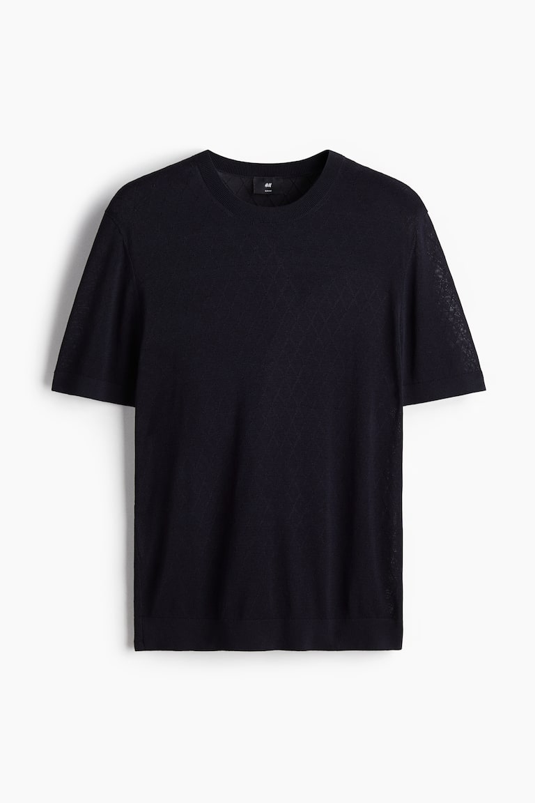 Pletena majica Slim Fit