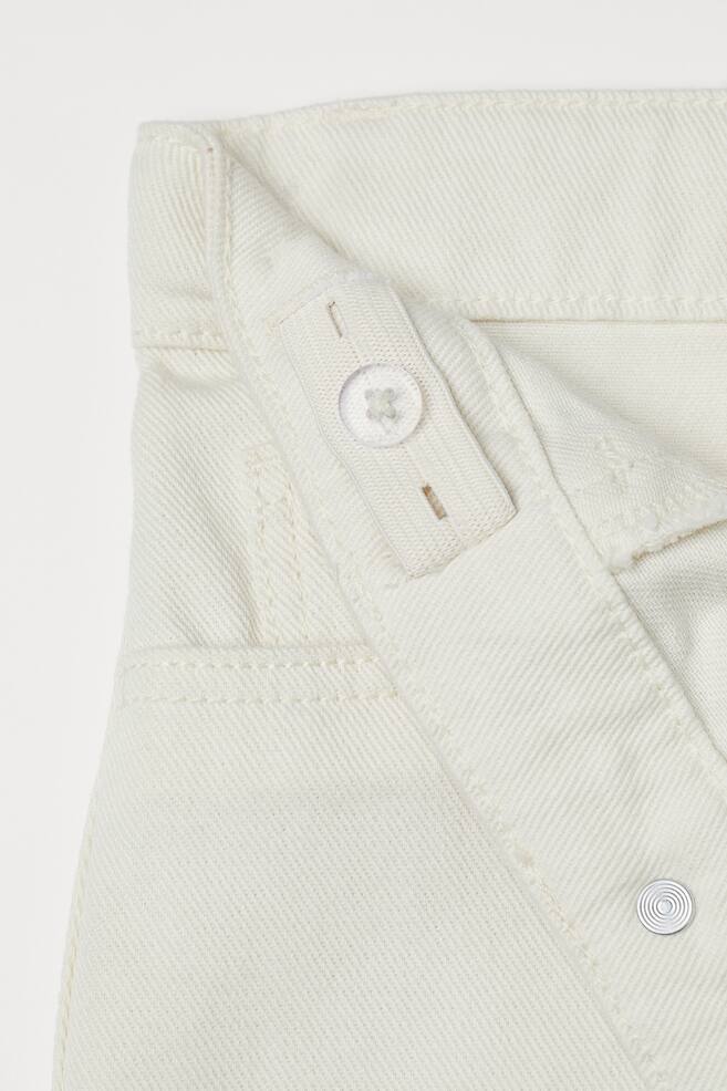 Cotton twill shorts - Natural white - 3