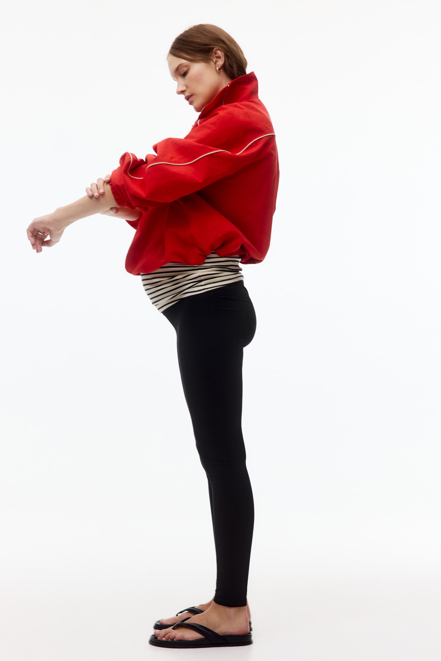 MAMA Jersey leggings - Black - 1