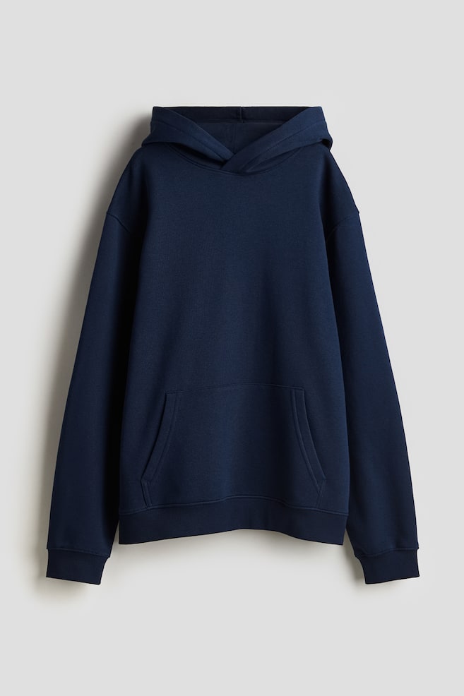 Hoodie - Marineblau/Beige/Dunkelgrün/Hellgraumeliert/Helles Mattblau/Schwarz/Hellrosa/Hellgrün/Dunkellila/Dunkelgrau/Helles Greige/Blau/Knallblau - 1