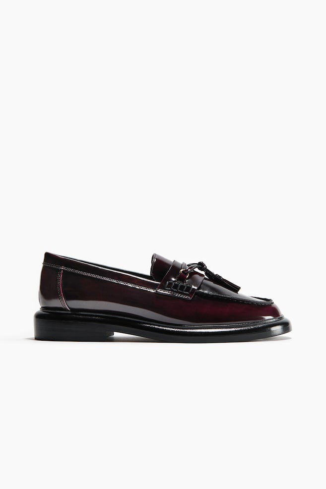 Loafer mit Quasten - Dunkellila - 1