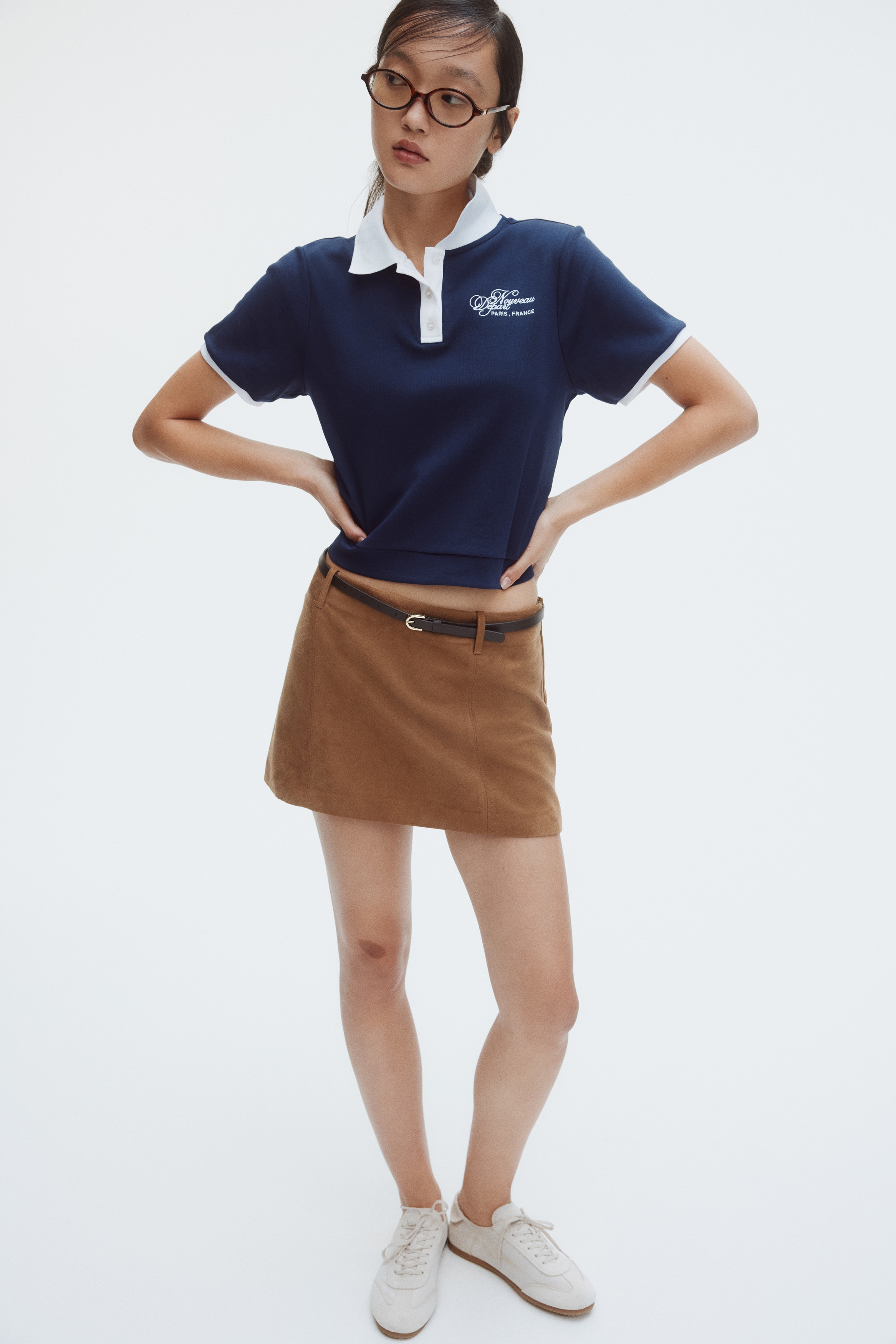 Cotton polo shirt