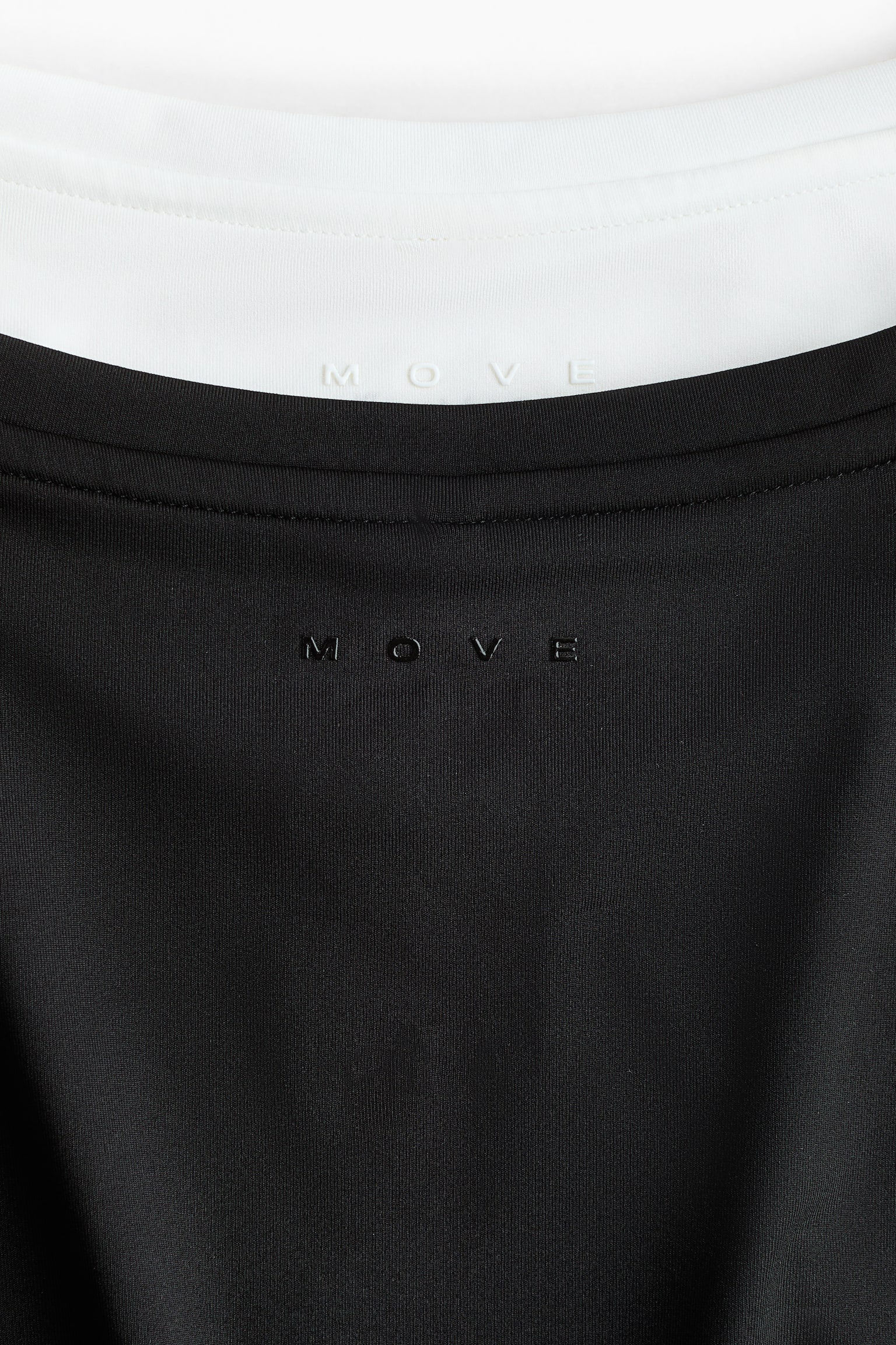 Детские топы H&M Move 2-Pack Sports with DryMove™, цвет: Чёрный / Белый — фото 3