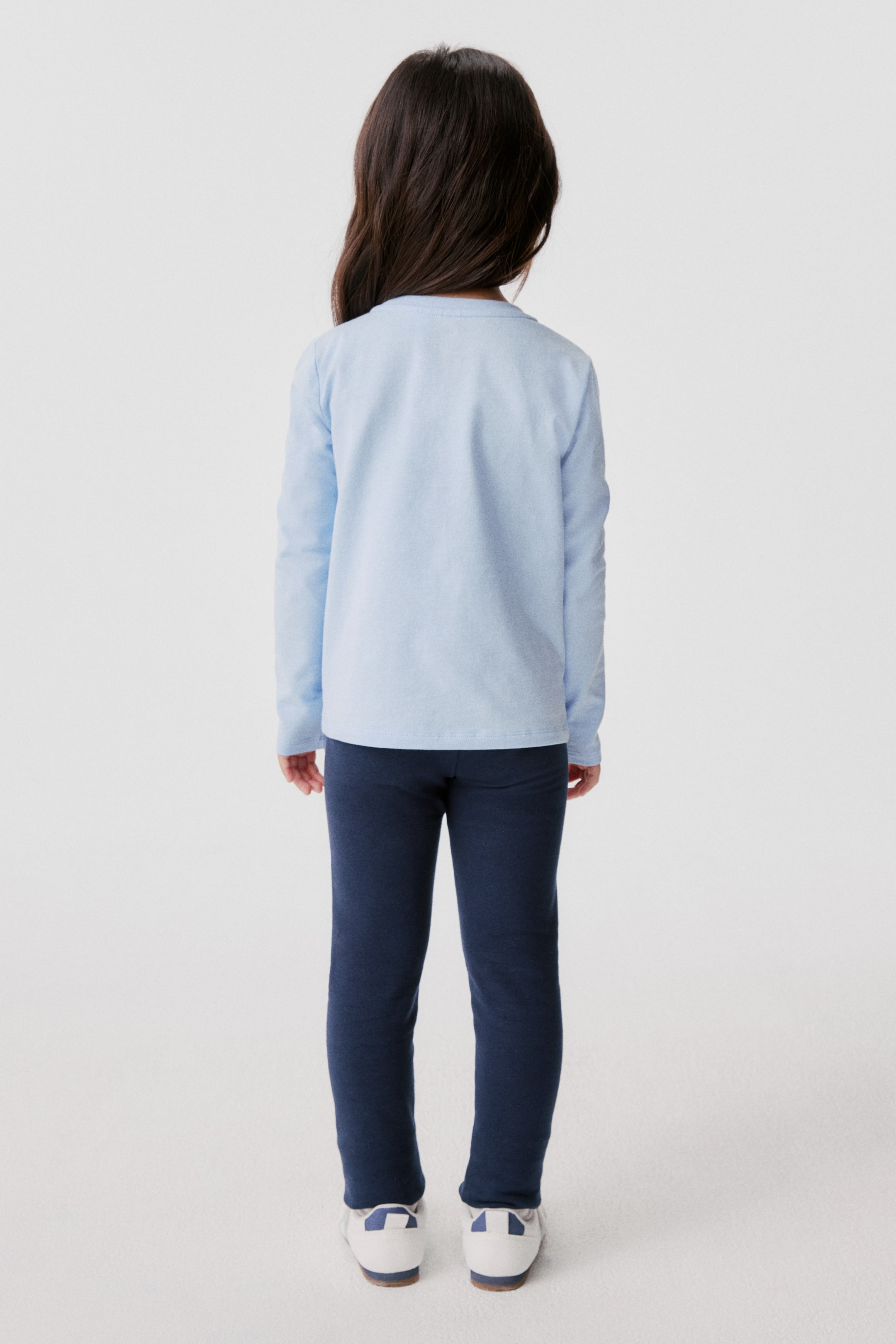 이미지 확대 보기: 기모 레깅스 - 네이비 블루/주토피아 - Kids | H&M KR 3