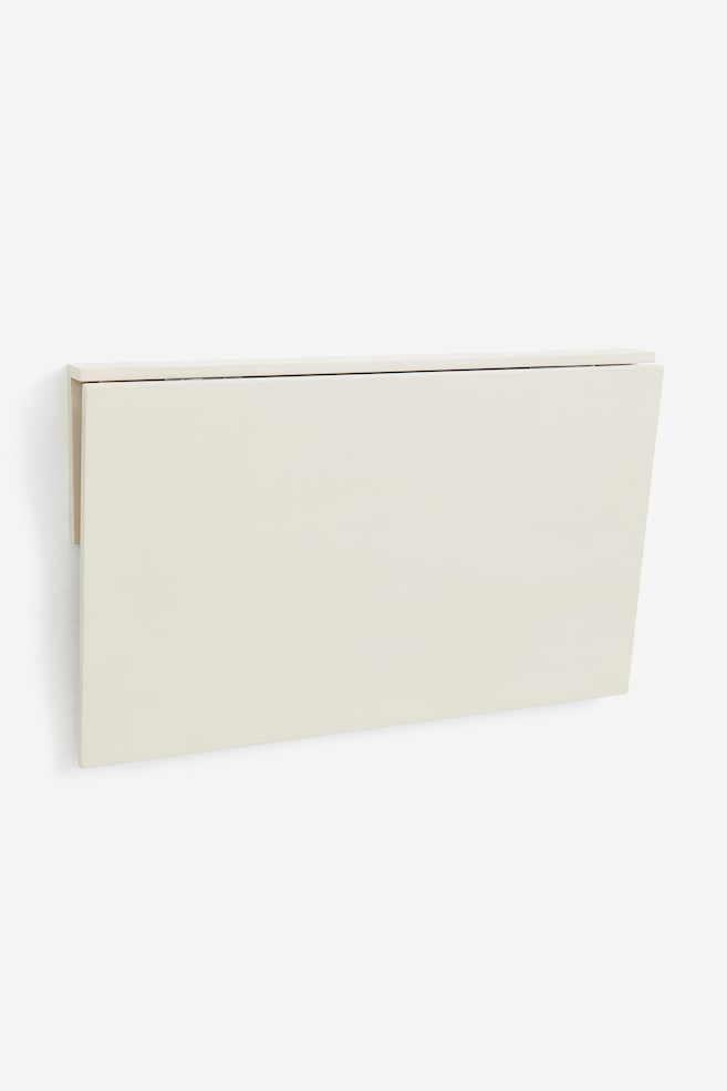 Wall-hanging desk - Light beige/Brown - 3