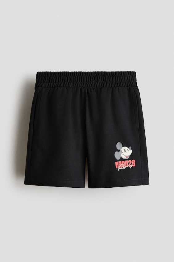 Детские брюки H&M Sweatshorts with Printed Motif