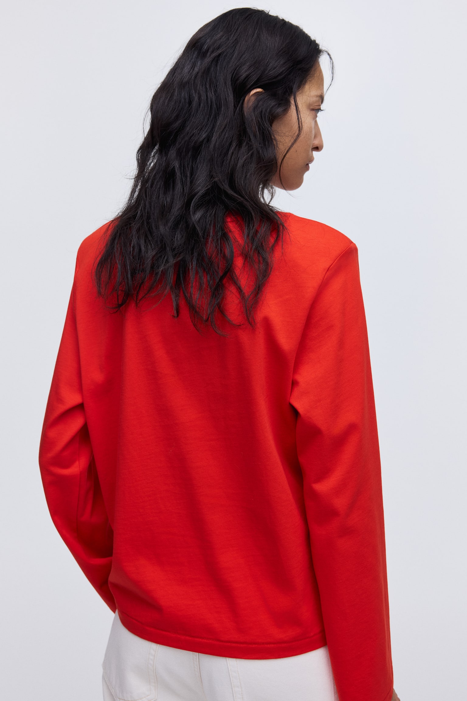 Top con hombreras - Rojo vivo - 3