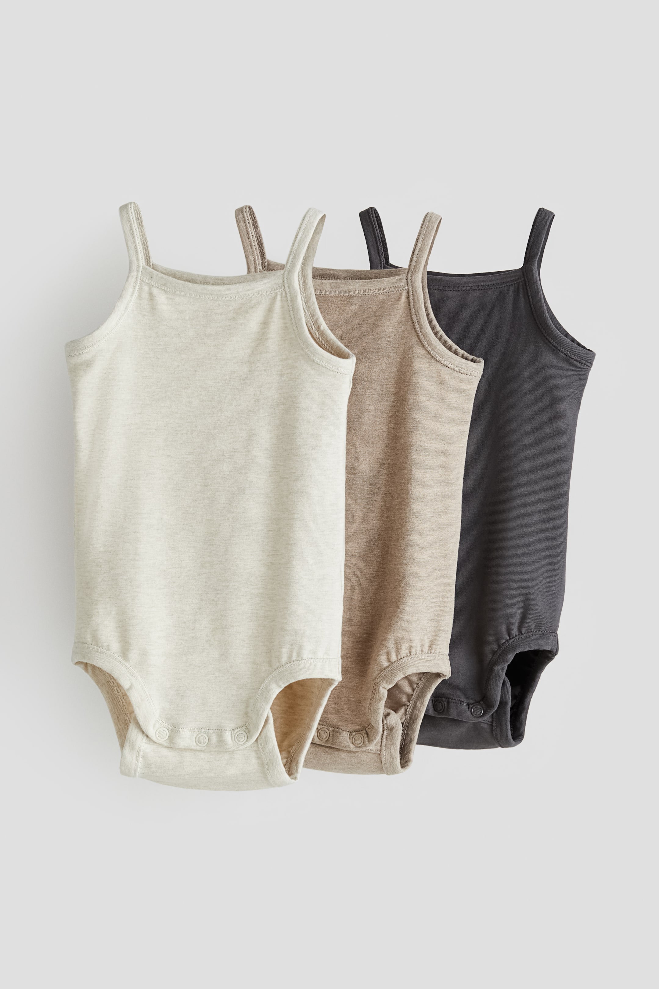 3-pack Sleeveless Bodysuits