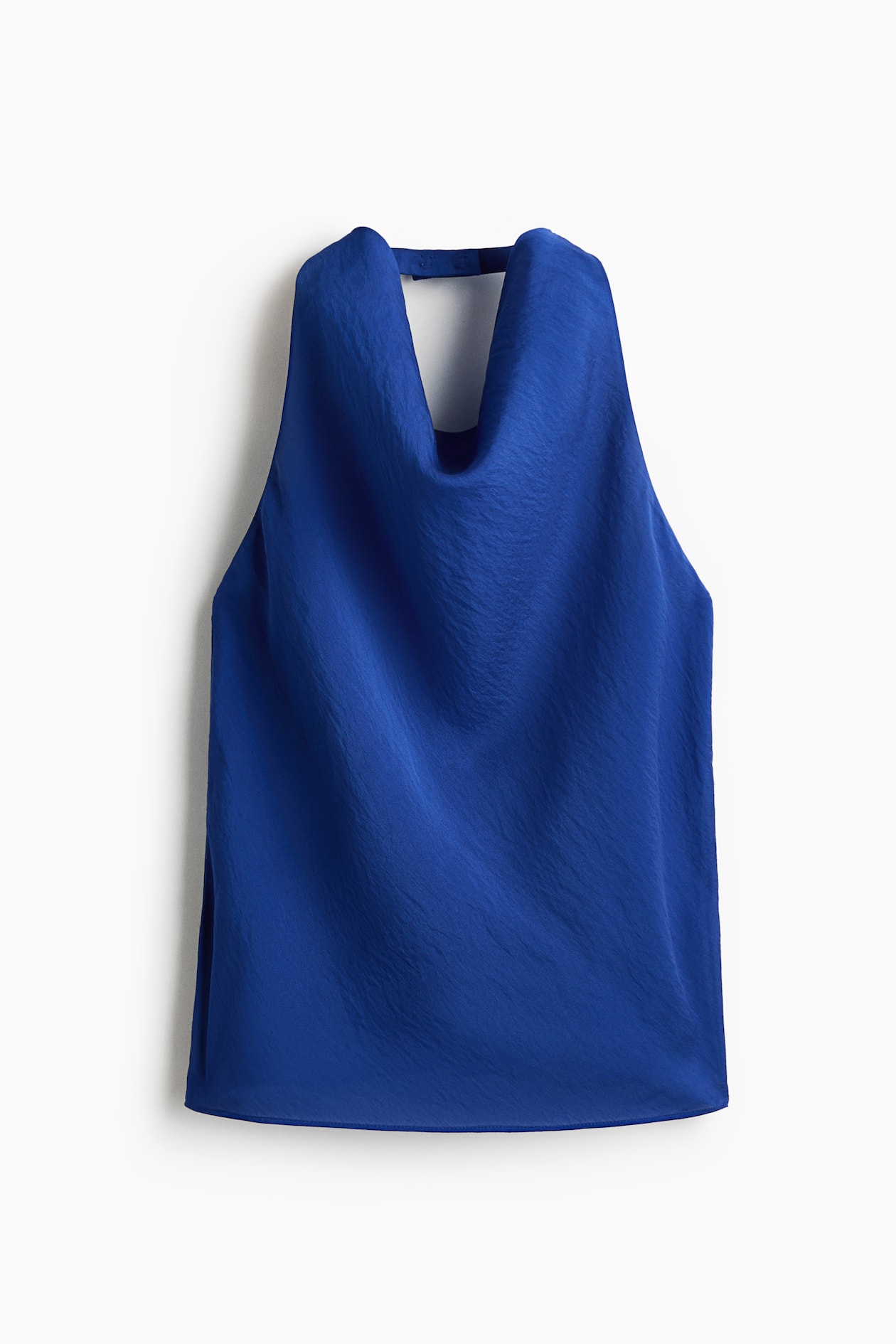 Cowl-Neck Halterneck Top
