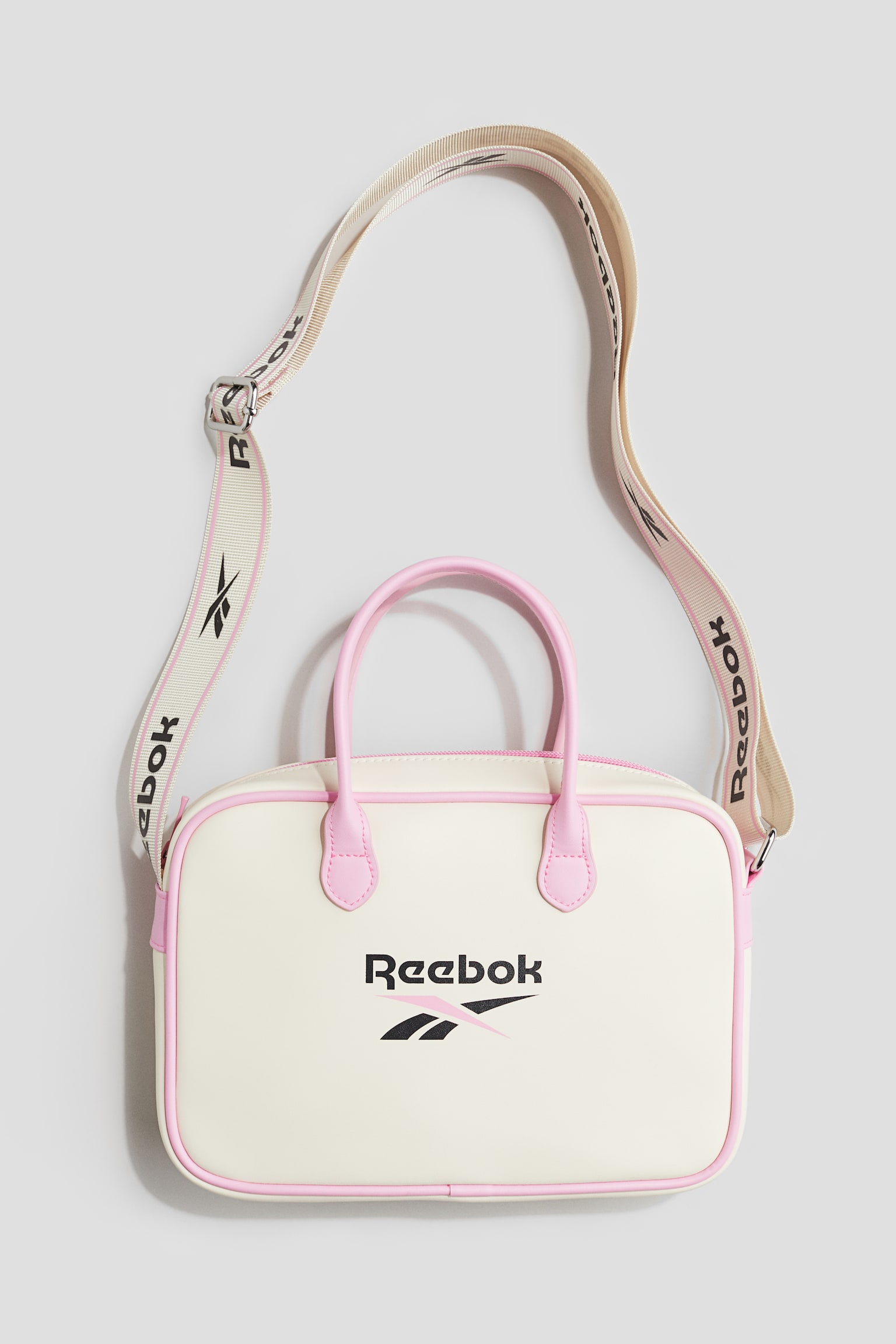 Print-motif crossbody bag - White/Reebok - 2