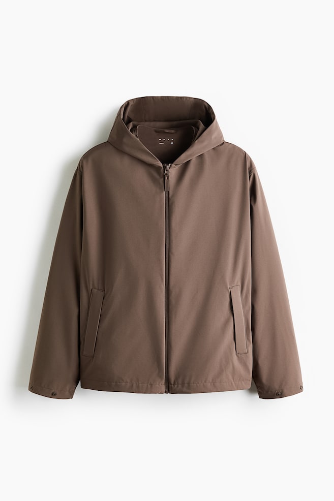 Winddichte & wasserabweisende Sportjacke - Hellbraun - 1
