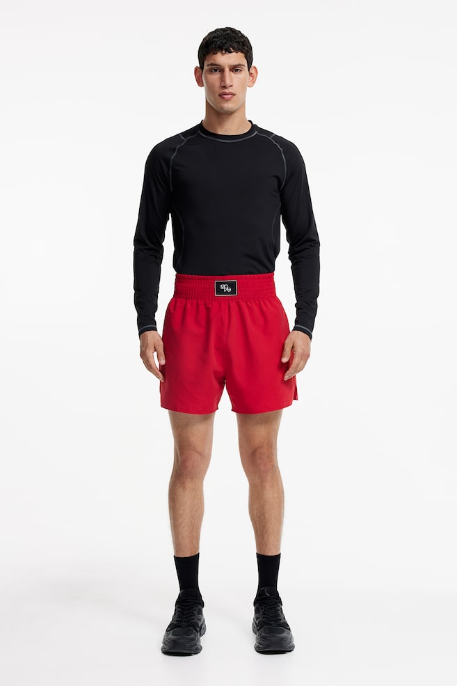 DryMove™ Boxing shorts - Red/Black - 3