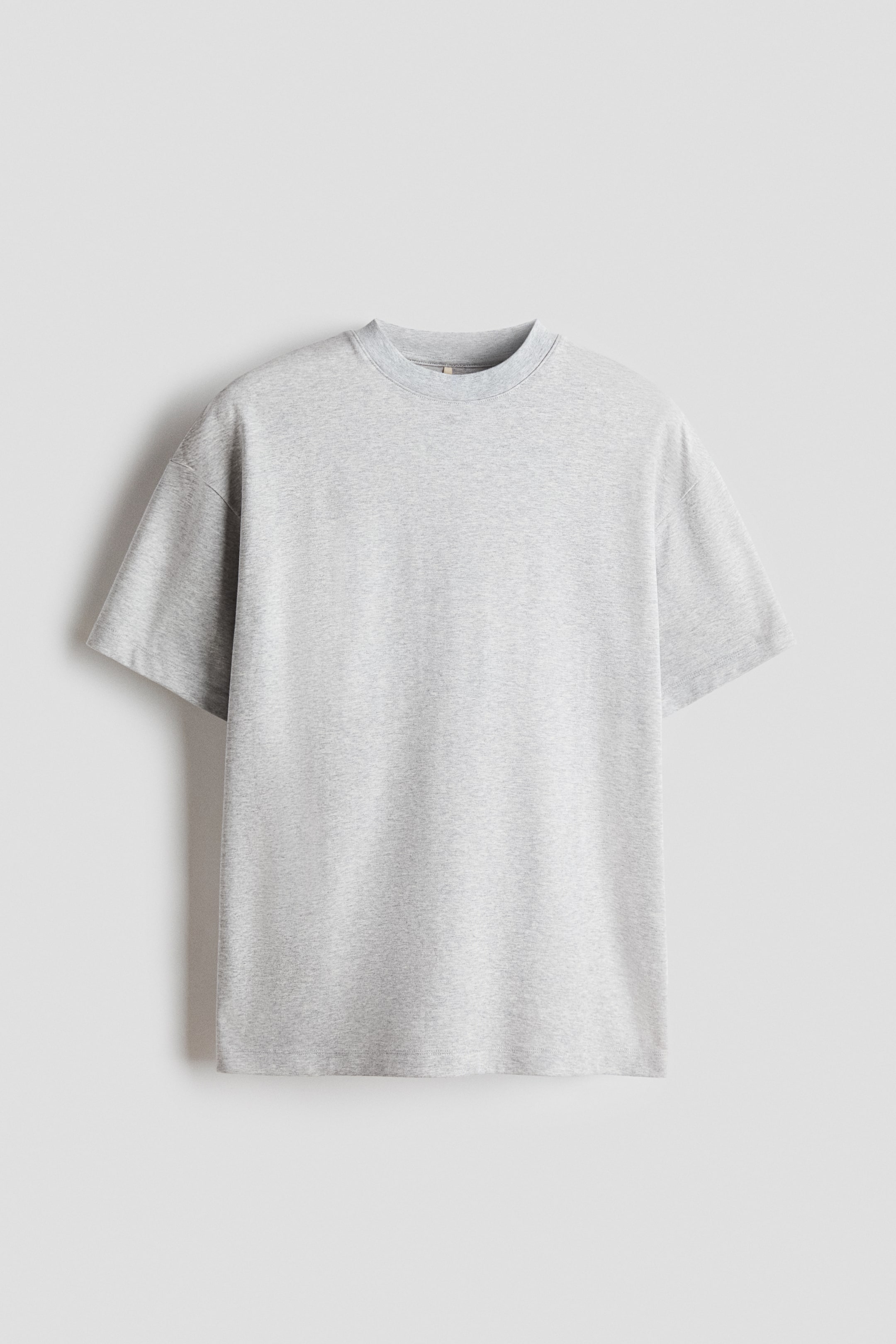 이미지 확대 보기: 쿨링 티셔츠 오버사이즈핏 - Light grey marl - 여성 | H&M KR 1