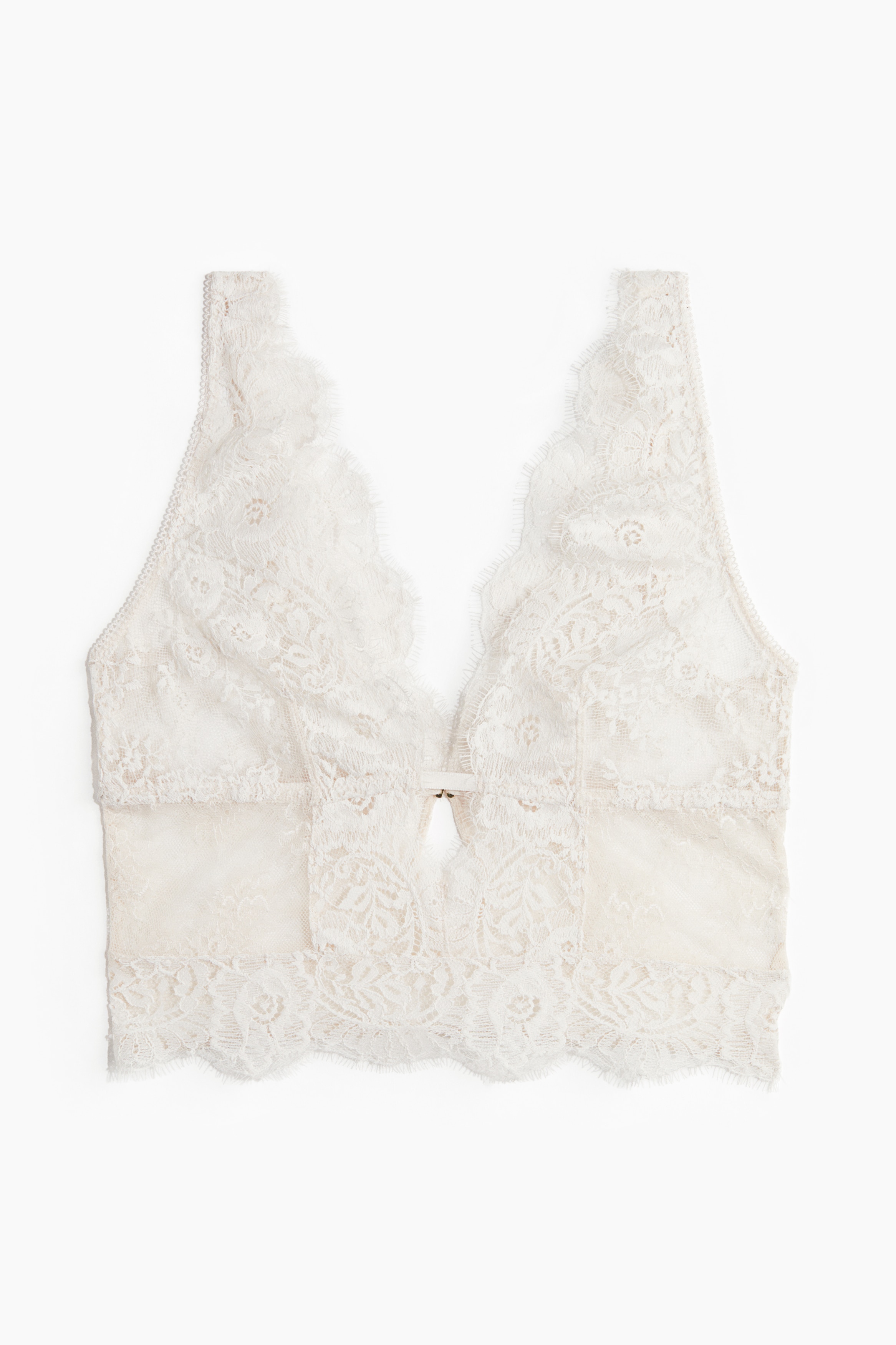 Lace Bralette - Pale beige
