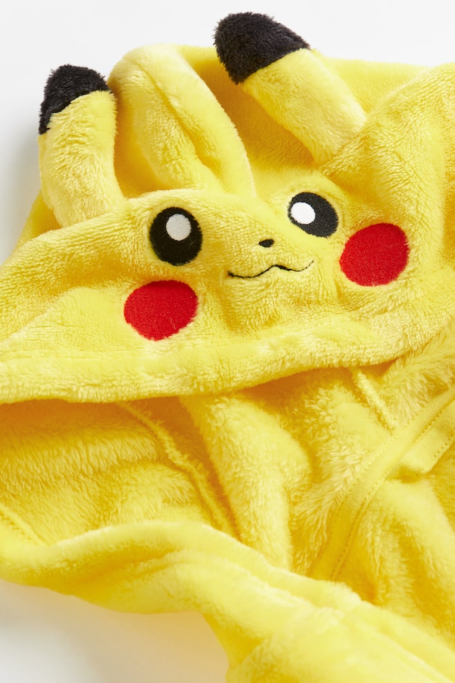 Fleece dressing gown - Yellow/Pokémon - 2