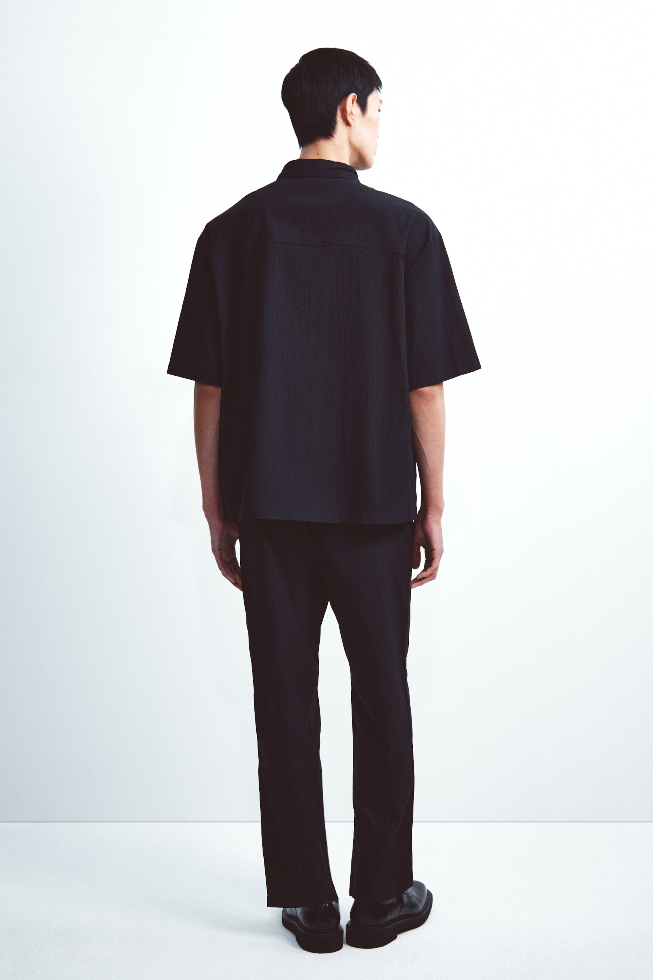 Xem ảnh lớn hơn: Quần dài Loose Fit - Màu đen - Men | H&M VN 2